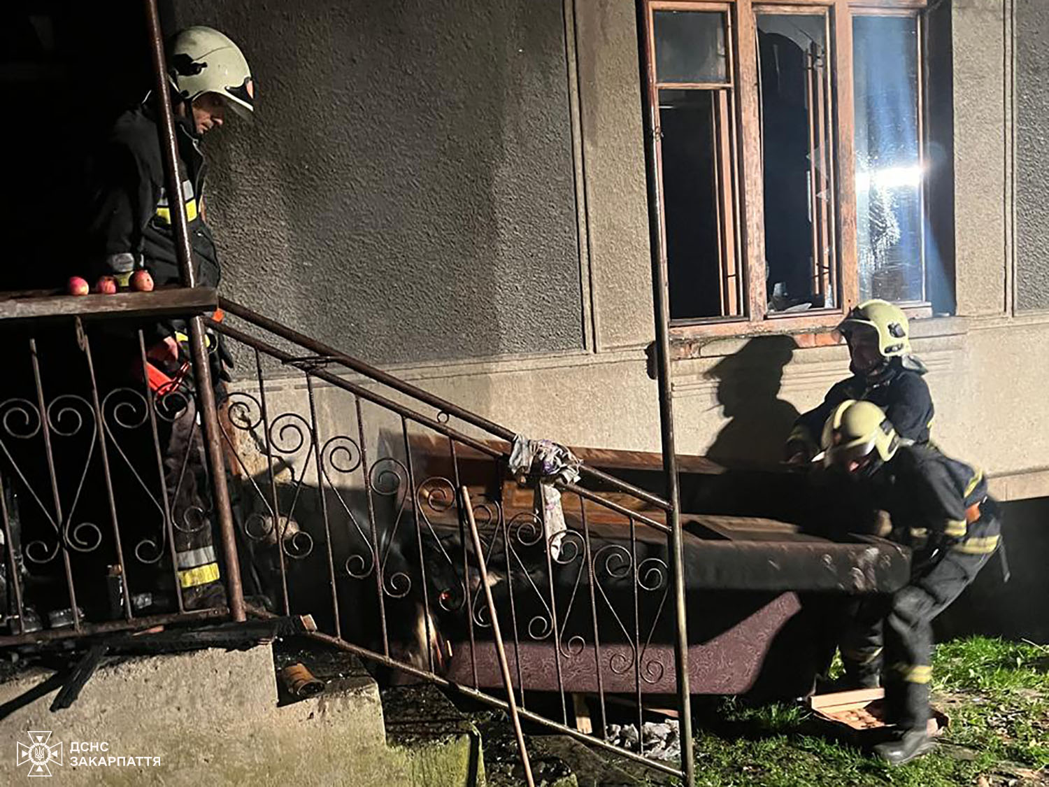 Наслідки пожежі у селі Турʼє Ремата