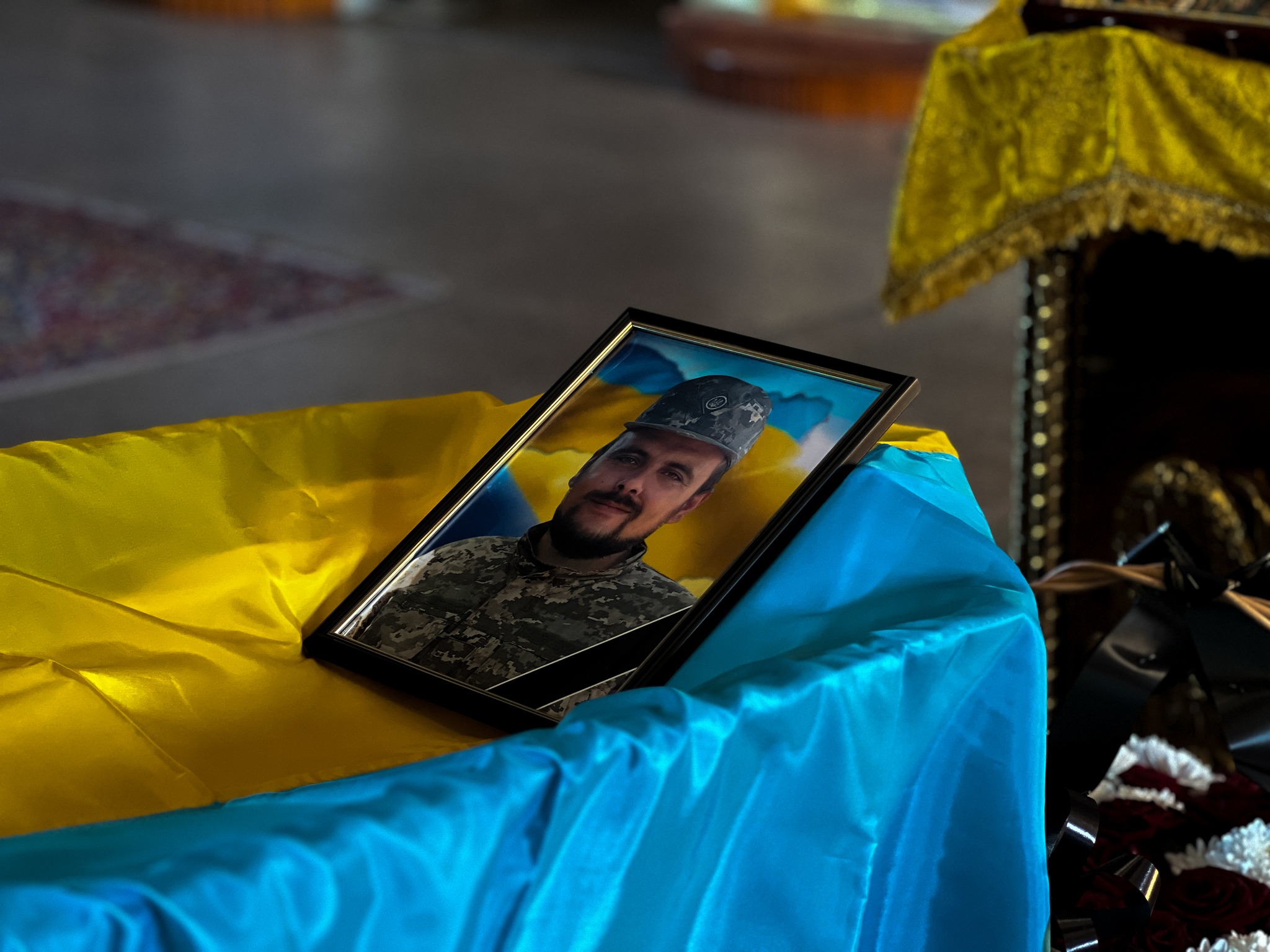 Прощання із захисником Тіберієм Полянським