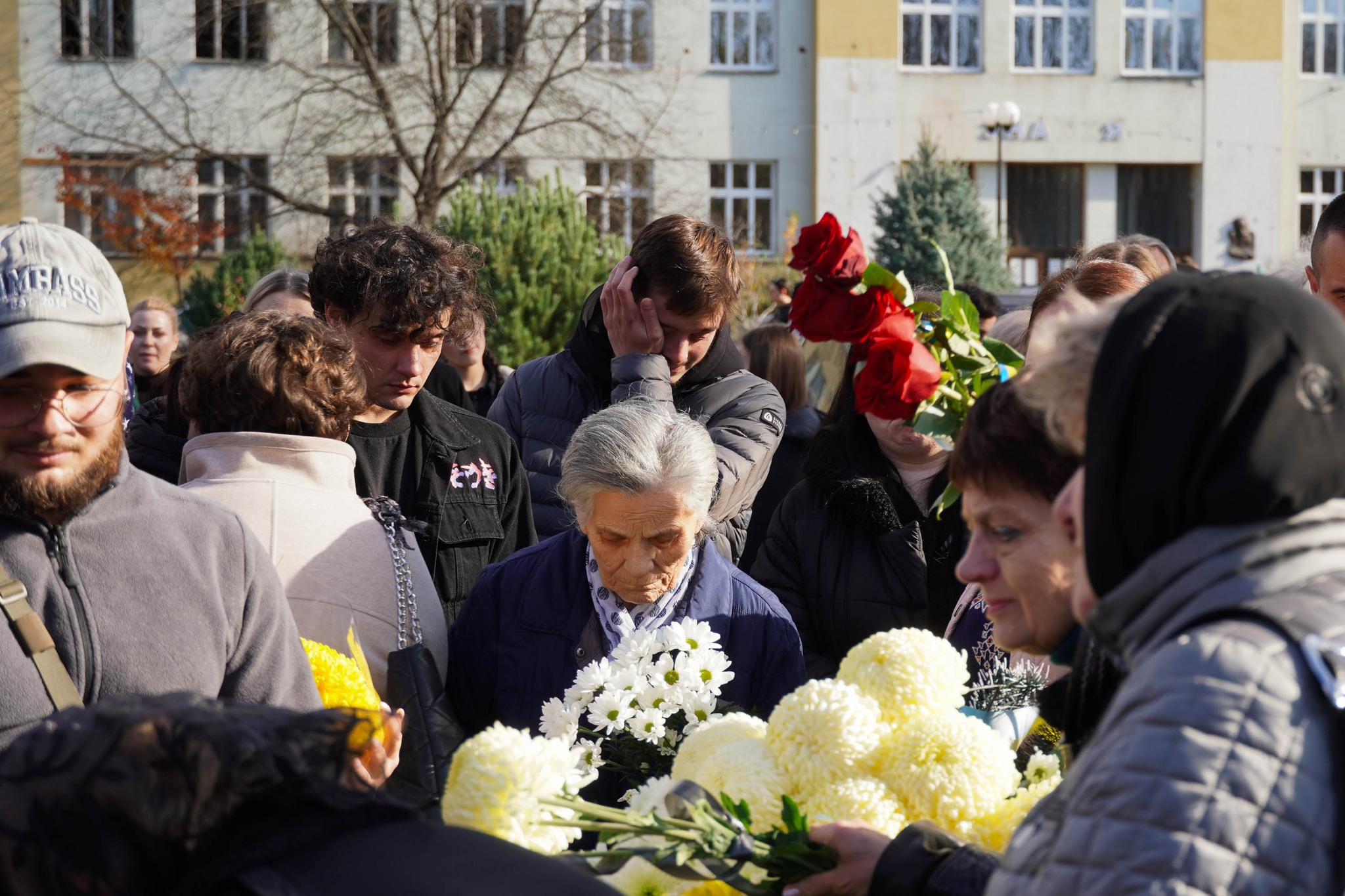 Прощання з полеглим Михайлом Гончаруком