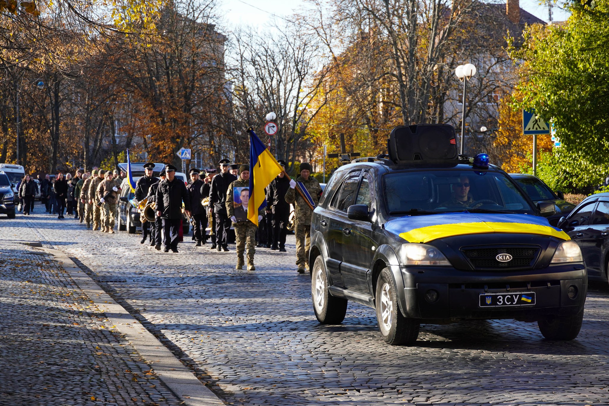 Прощання з полеглим Михайлом Гончаруком