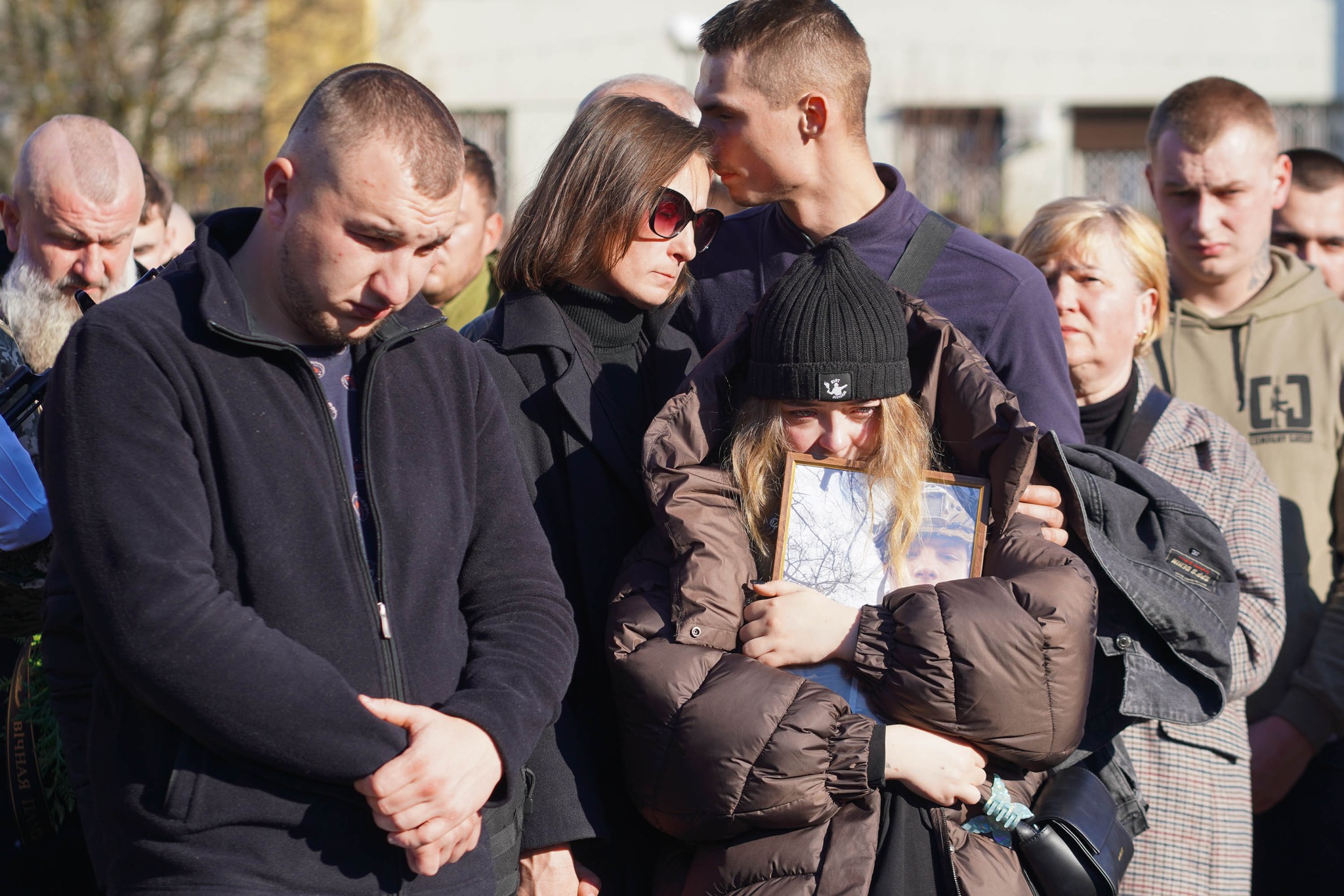 Прощання з полеглим Михайлом Гончаруком