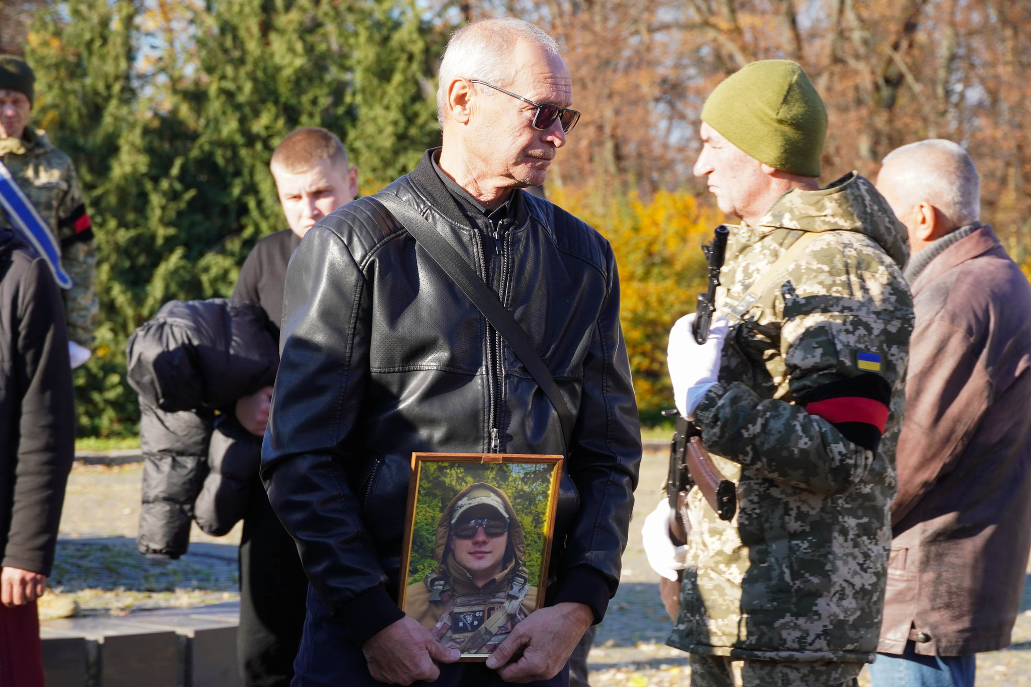 Прощання з полеглим Михайлом Гончаруком