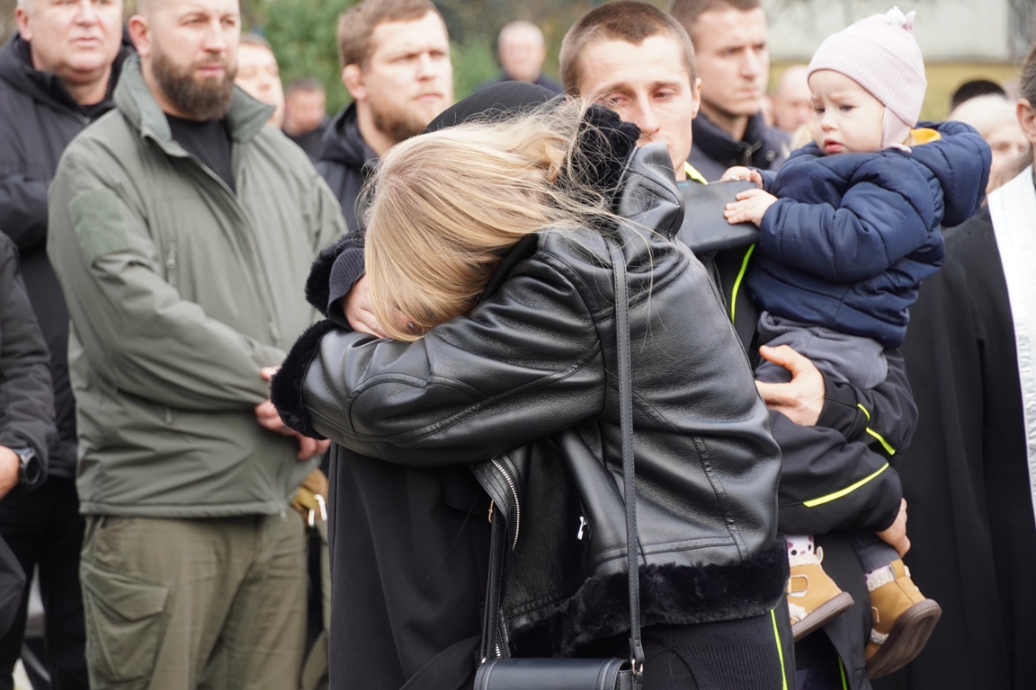 Прощання з полеглим поліцейським Юрієм Василиженком
