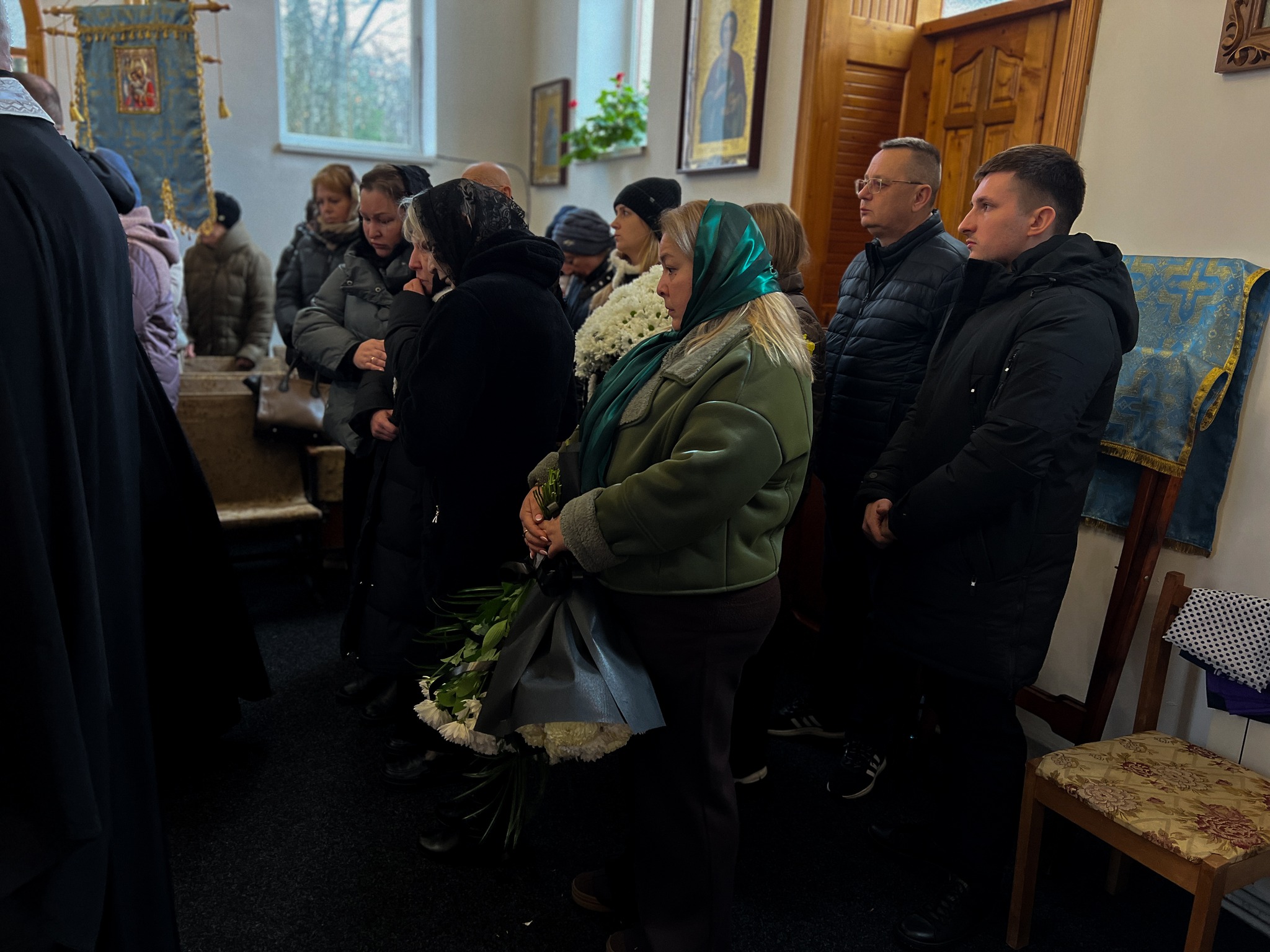 Прощання із воїном Євгеном Мазієм