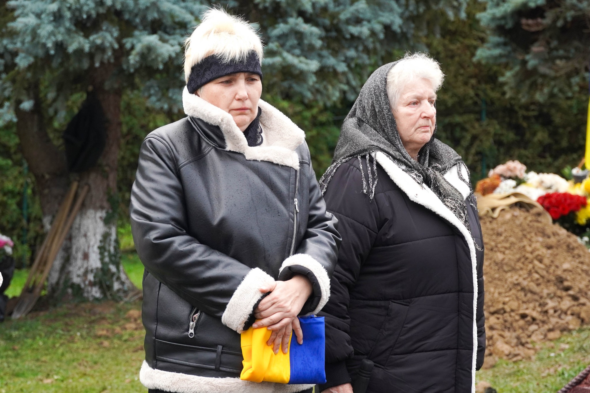 Прощання з полеглим воїном Михайлом Лупʼяком