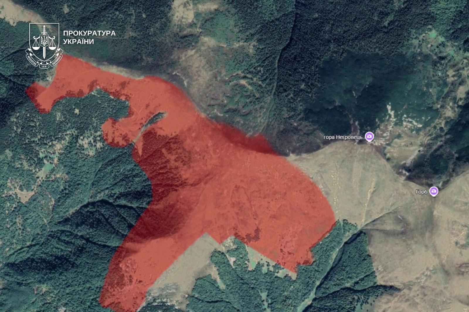 Ділянка нацпарку Синевир