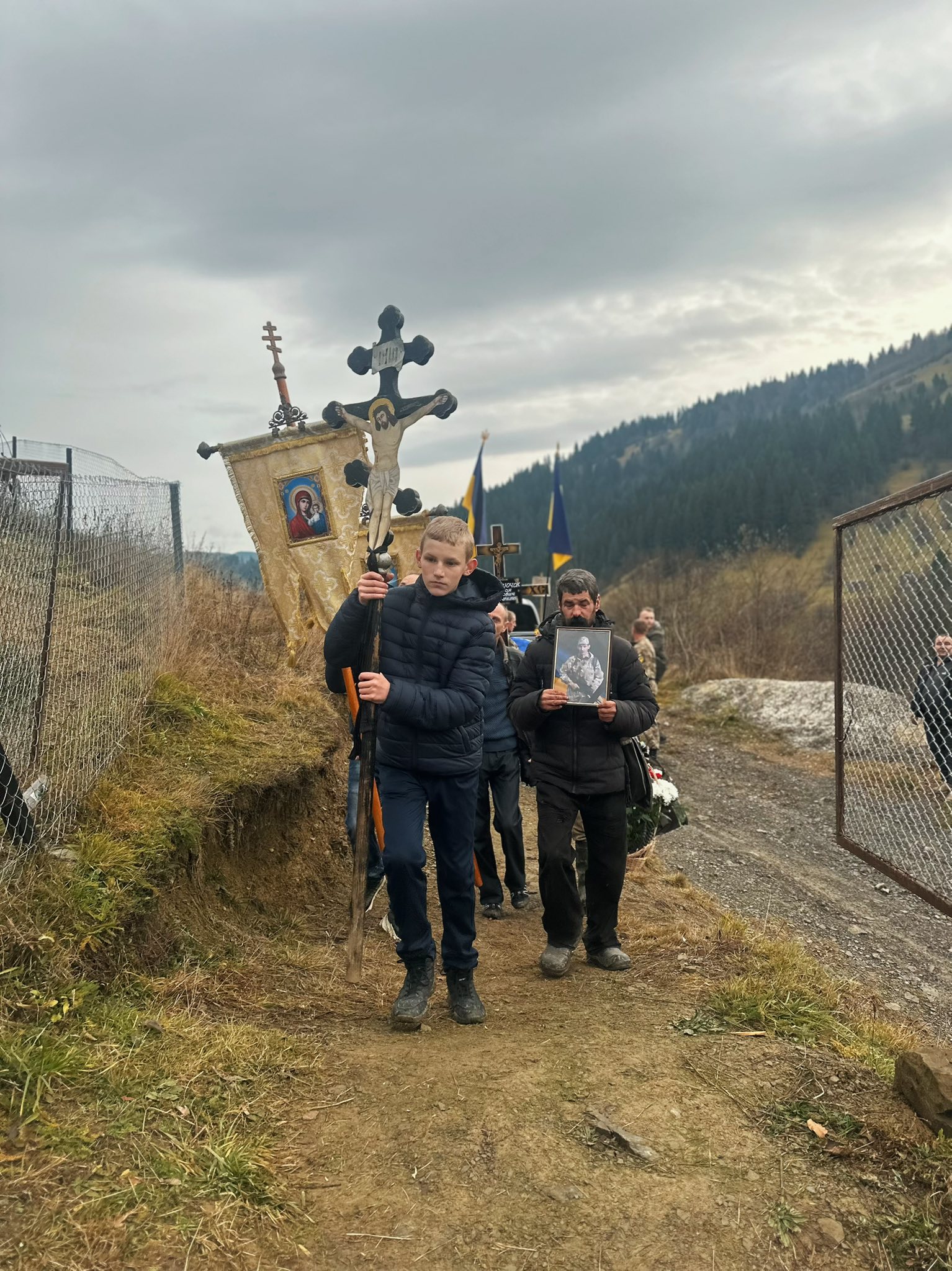 Прощання із захисником Степаном Павлючком