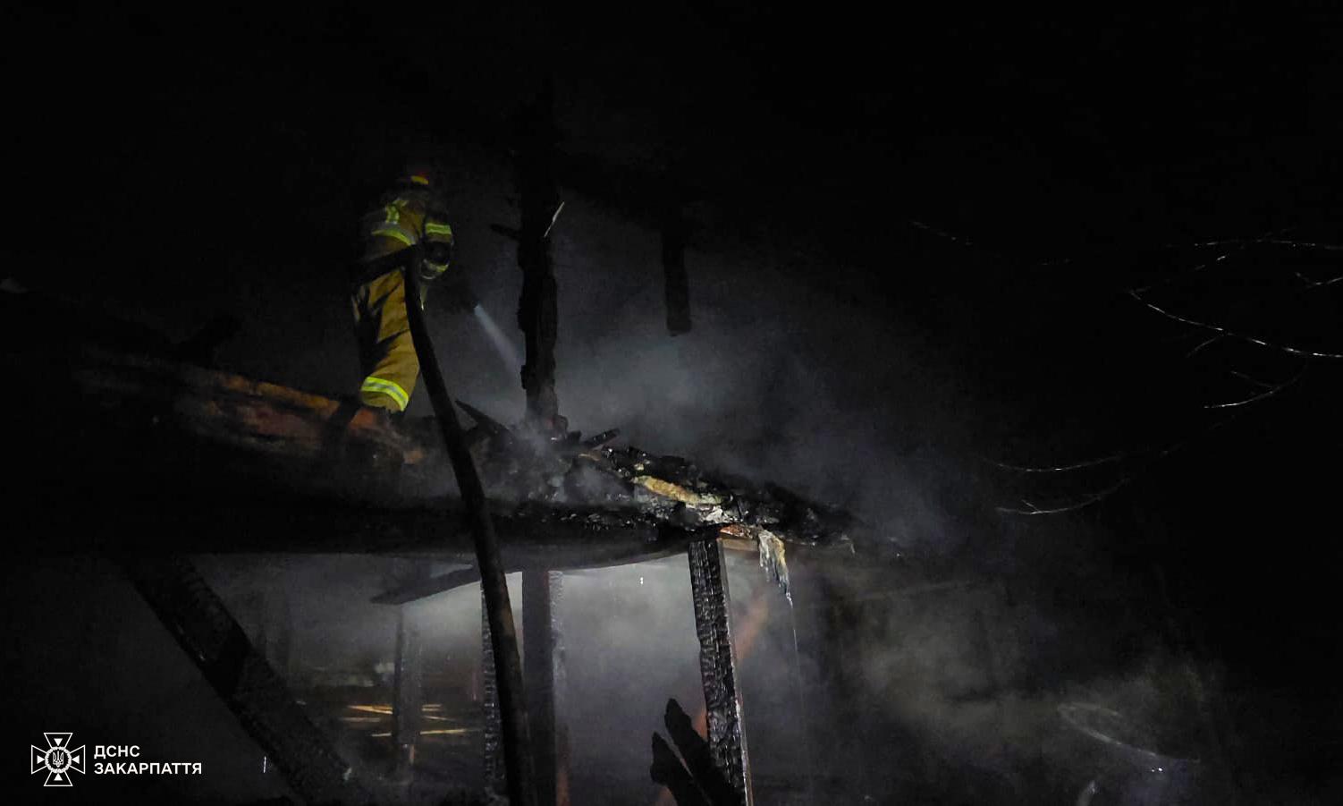 Пожежа у монастирі у селі Кострино, Закарпаття