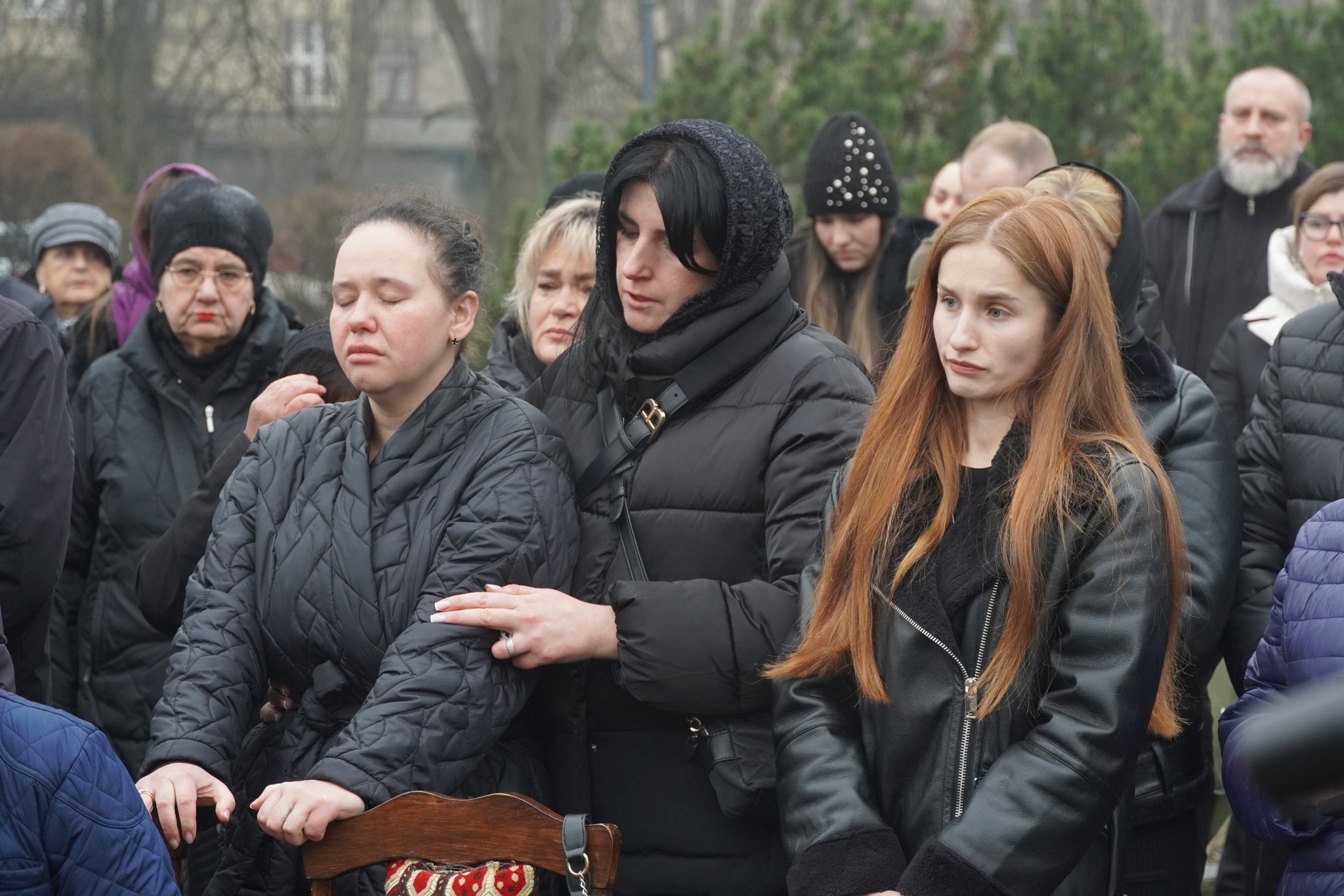 Прощання з полеглим 27-річним прикордонником Дмитром Павличем