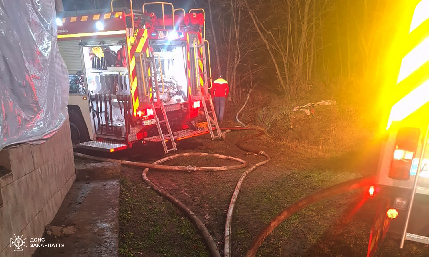 Пожежа у монастирі у селі Кострино, Закарпаття