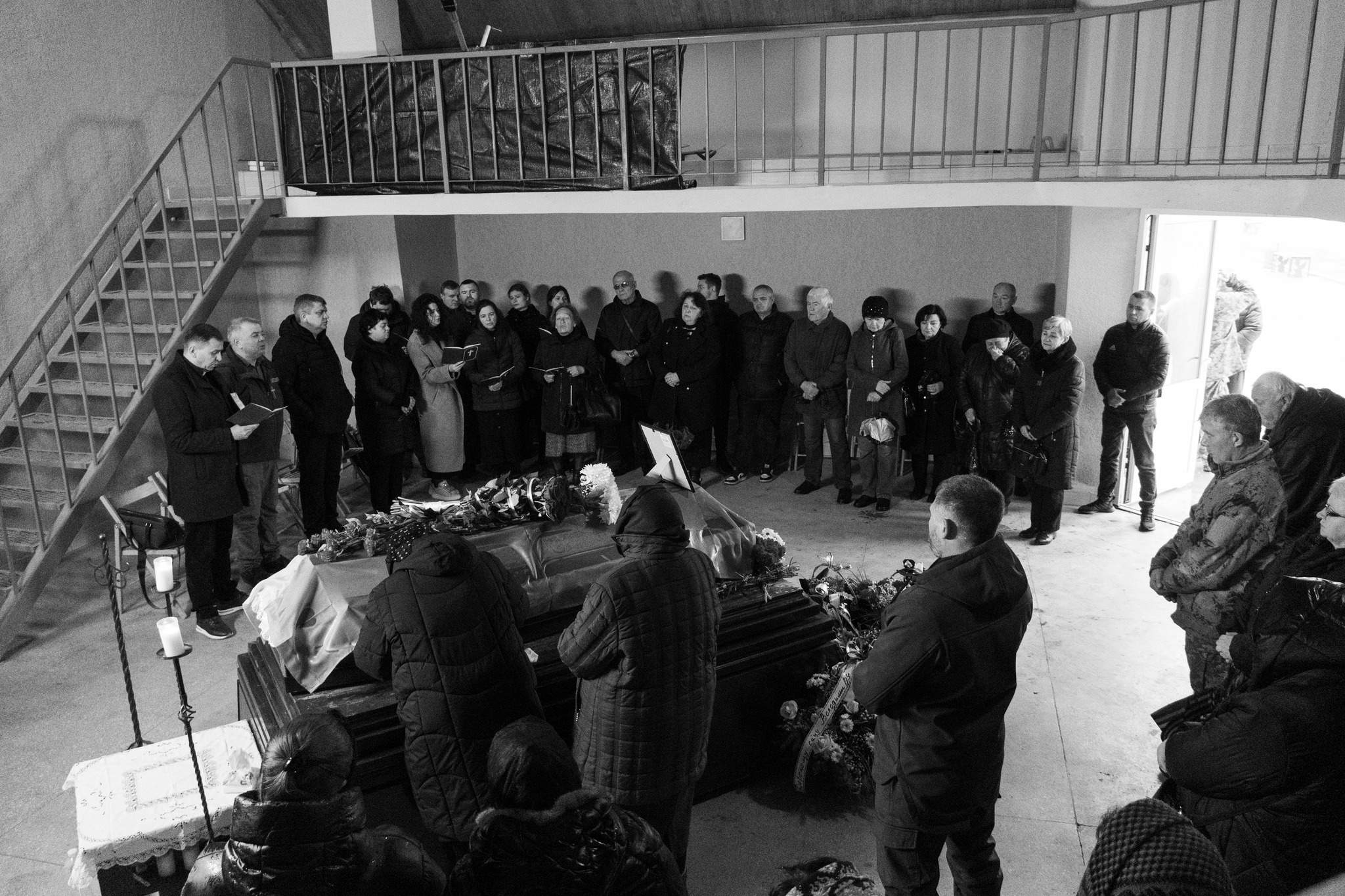 Прощання із захисником Володимиром Луканинцем