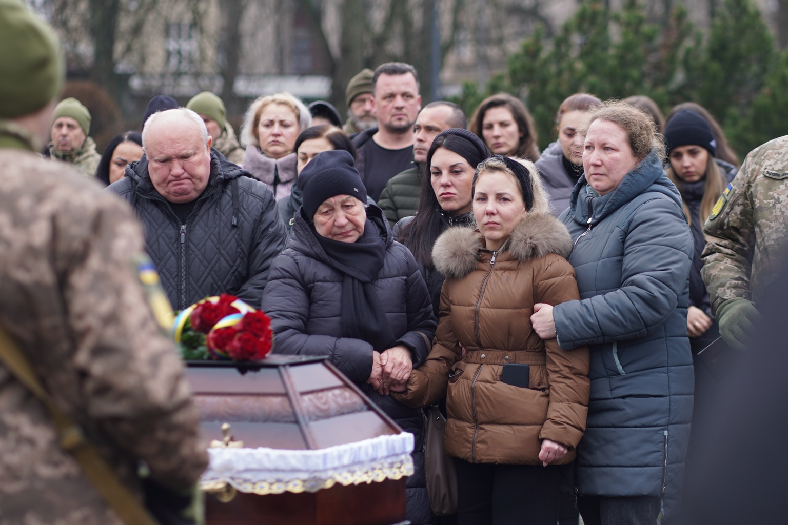 Прощання з воїном Володимиром Бирою