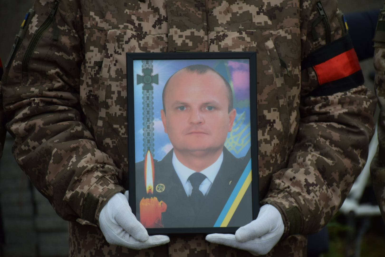 Прощання з полеглим прикордонником Мирославом Матьовкою