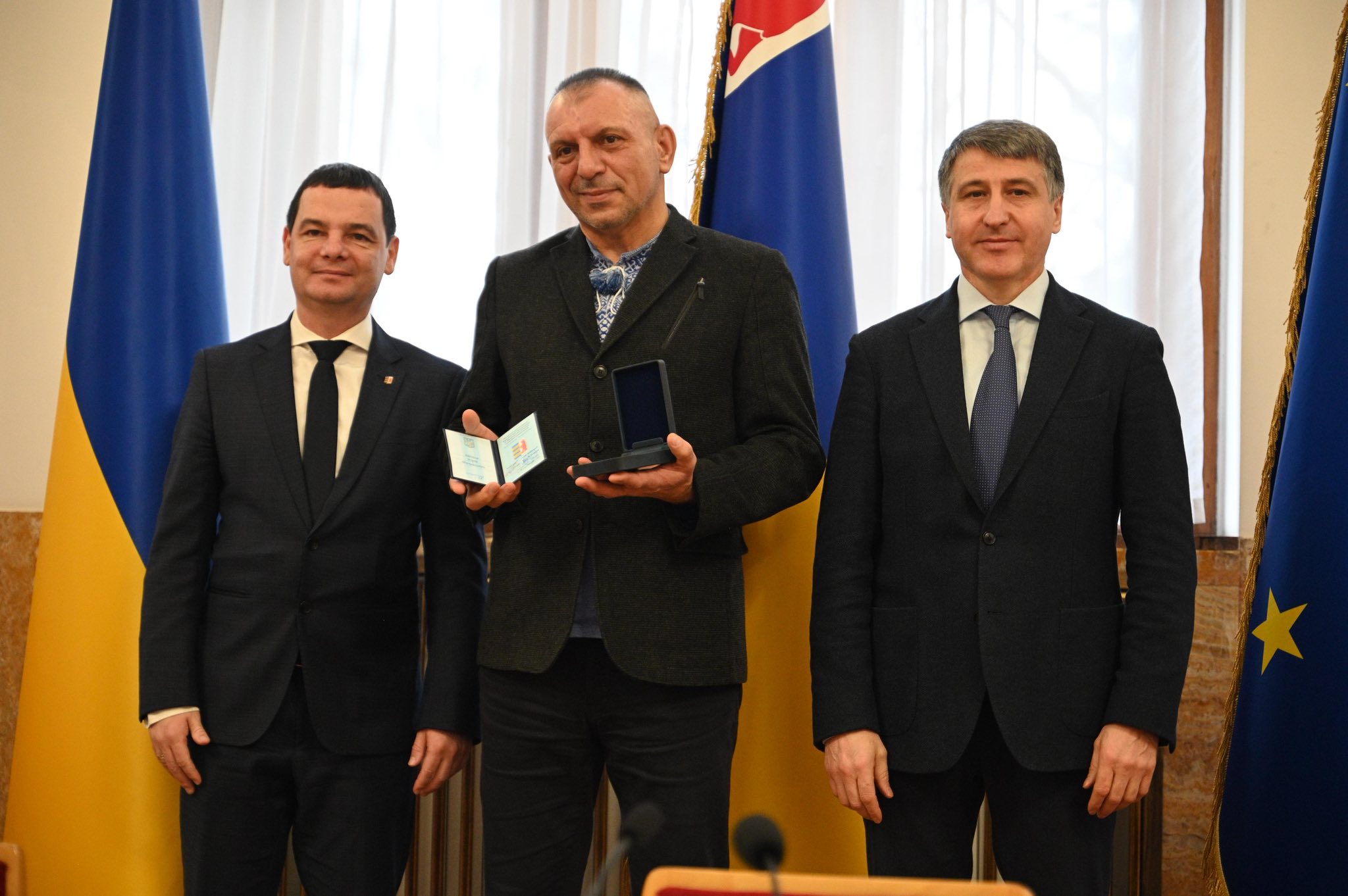 Вручення відзнаки "За розвиток Закарпаття"