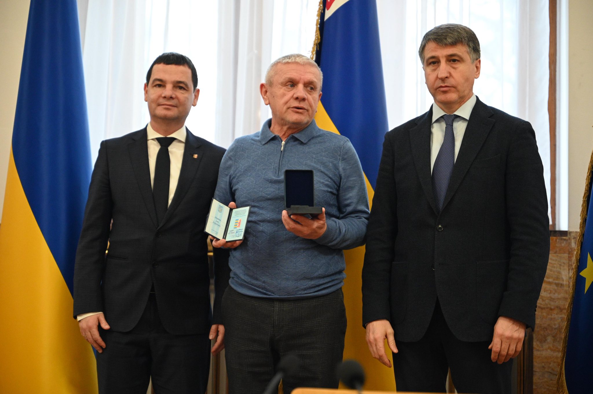 Вручення відзнаки "За розвиток Закарпаття"