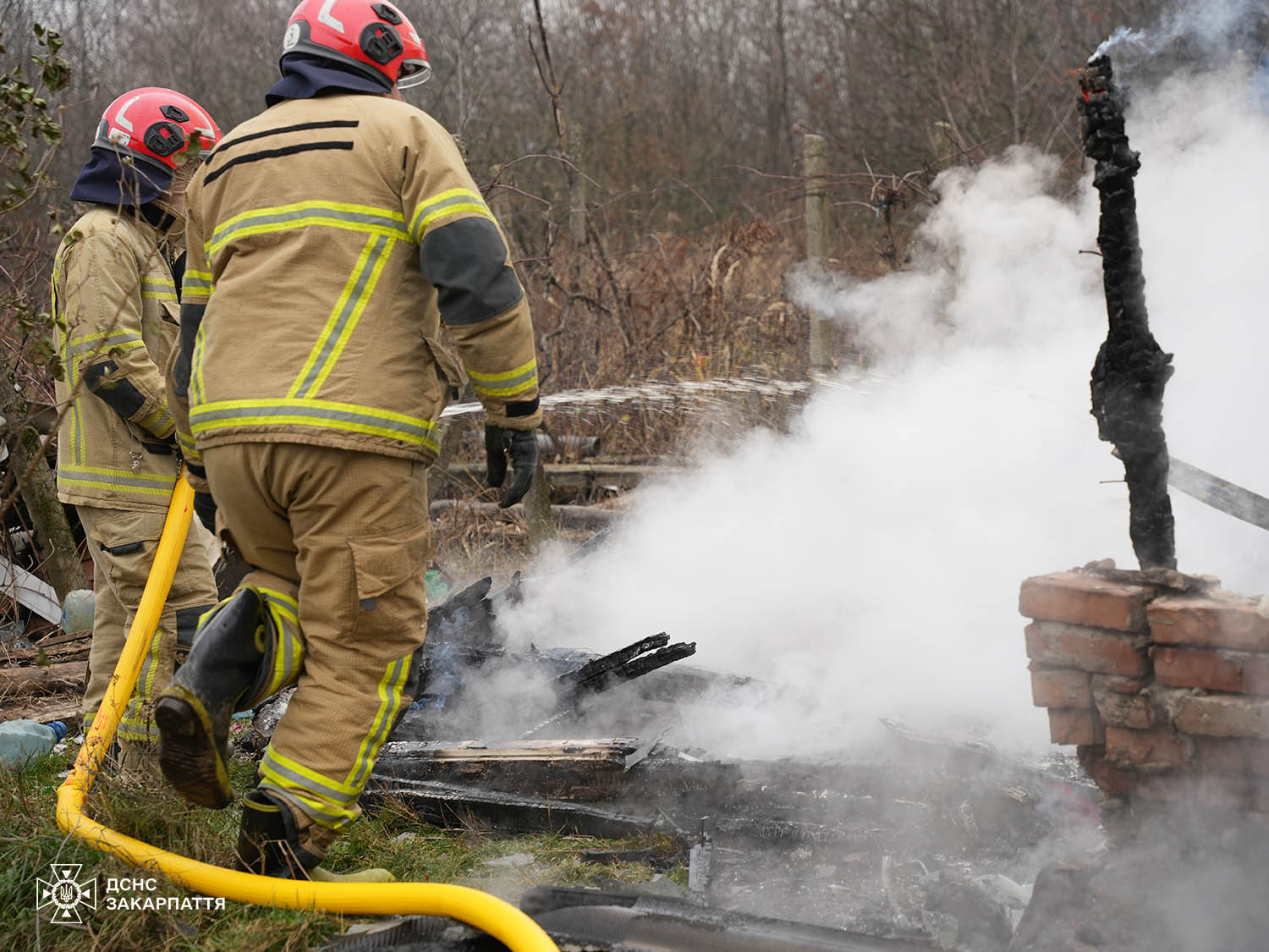 Пожежа на дачі у Горянах, Ужгород