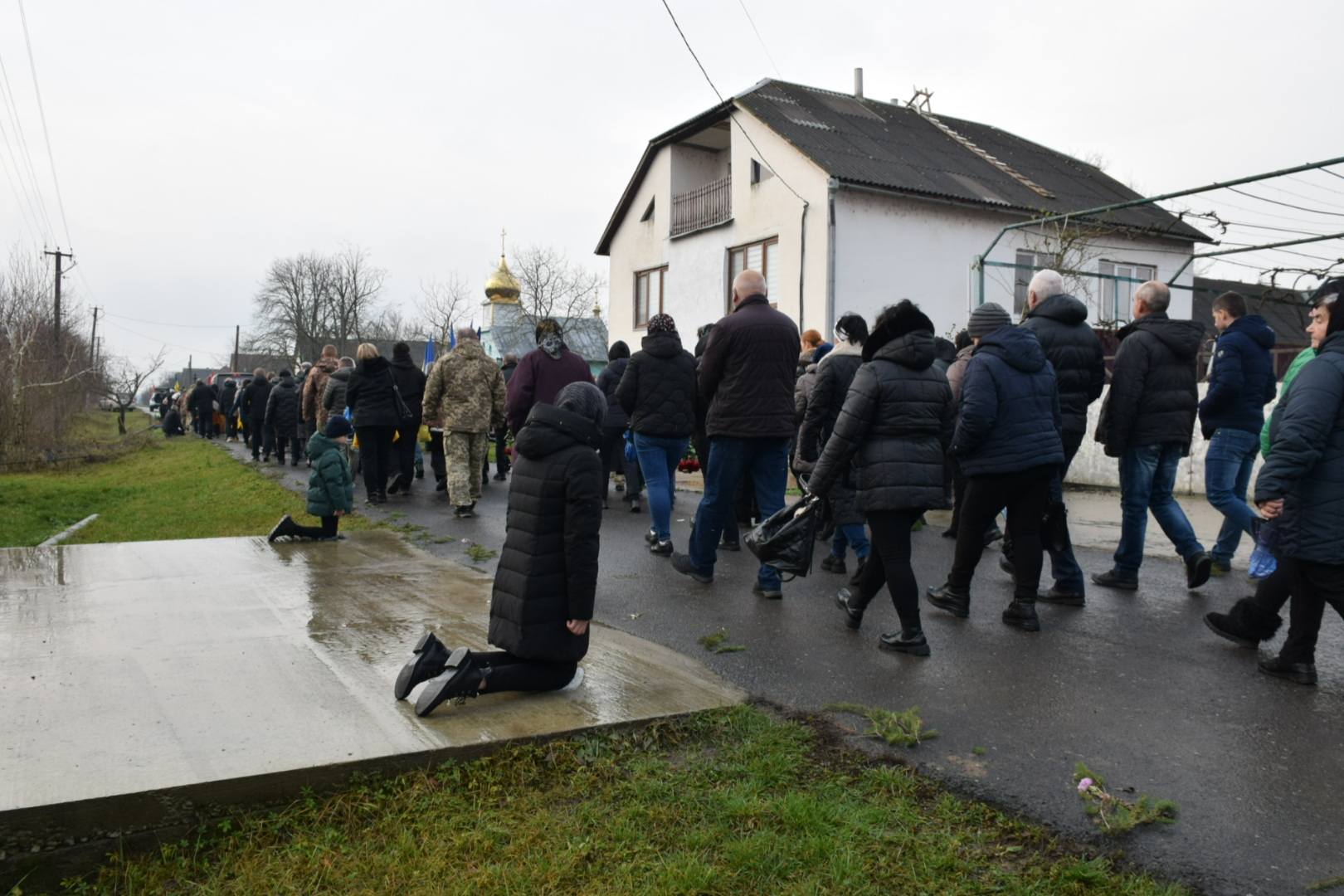Прощання з полеглим прикордонником Мирославом Матьовкою