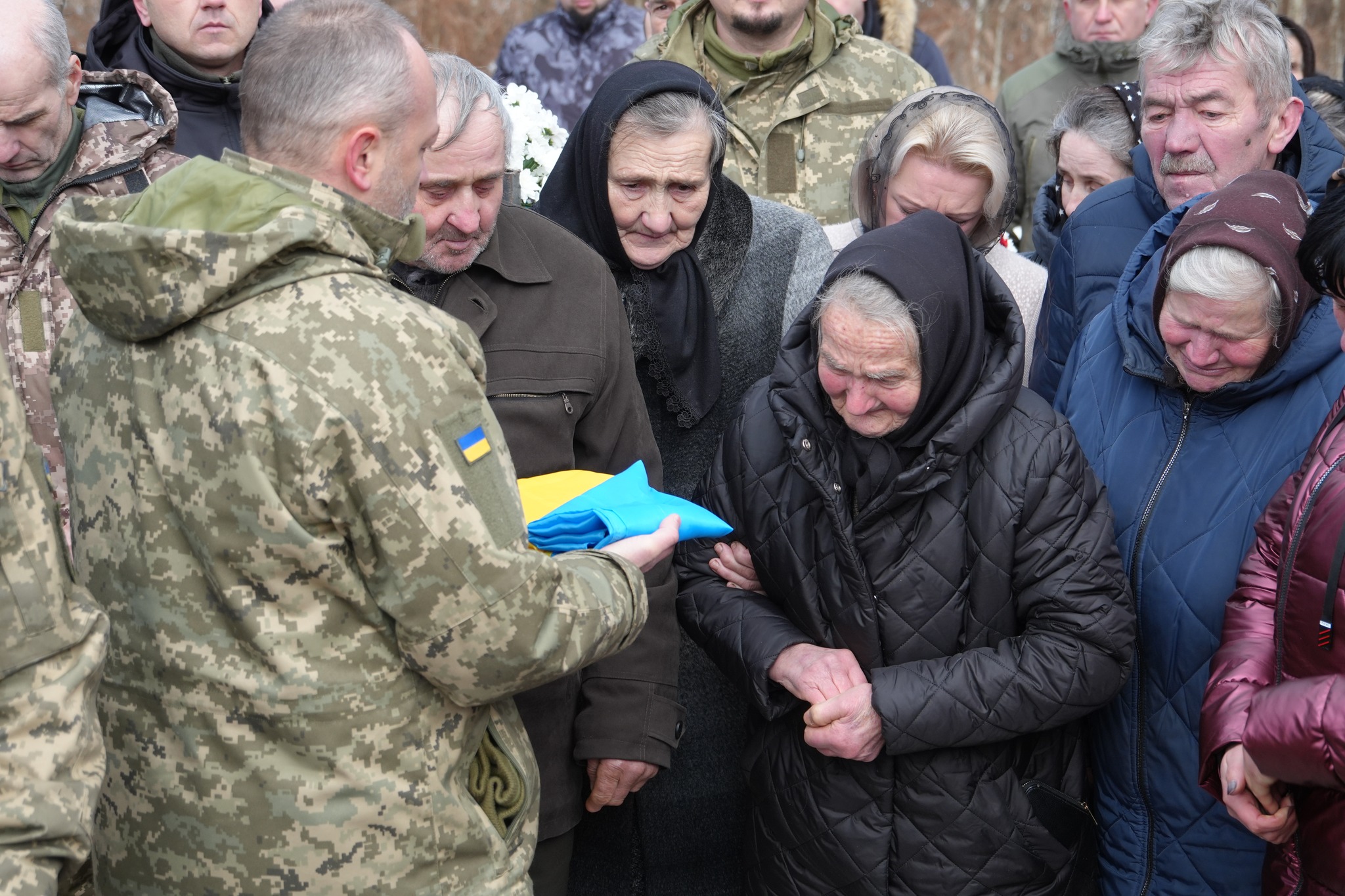 Прощання із воїном Юрієм Бунчею
