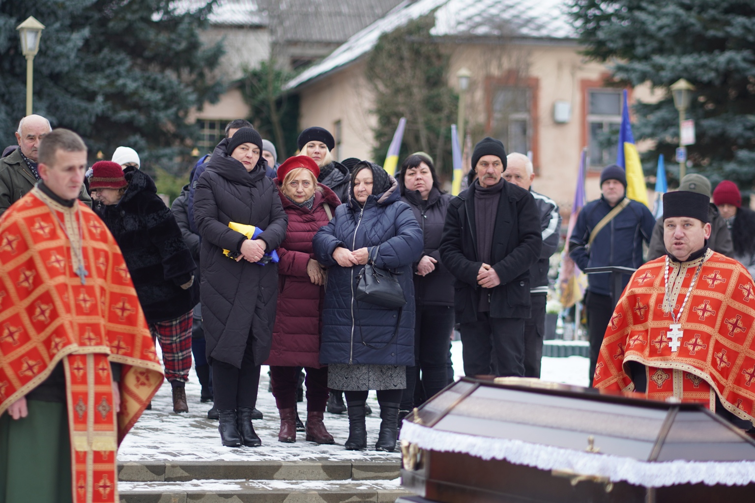Прощання із воїном Миколою Головком в Ужгороді