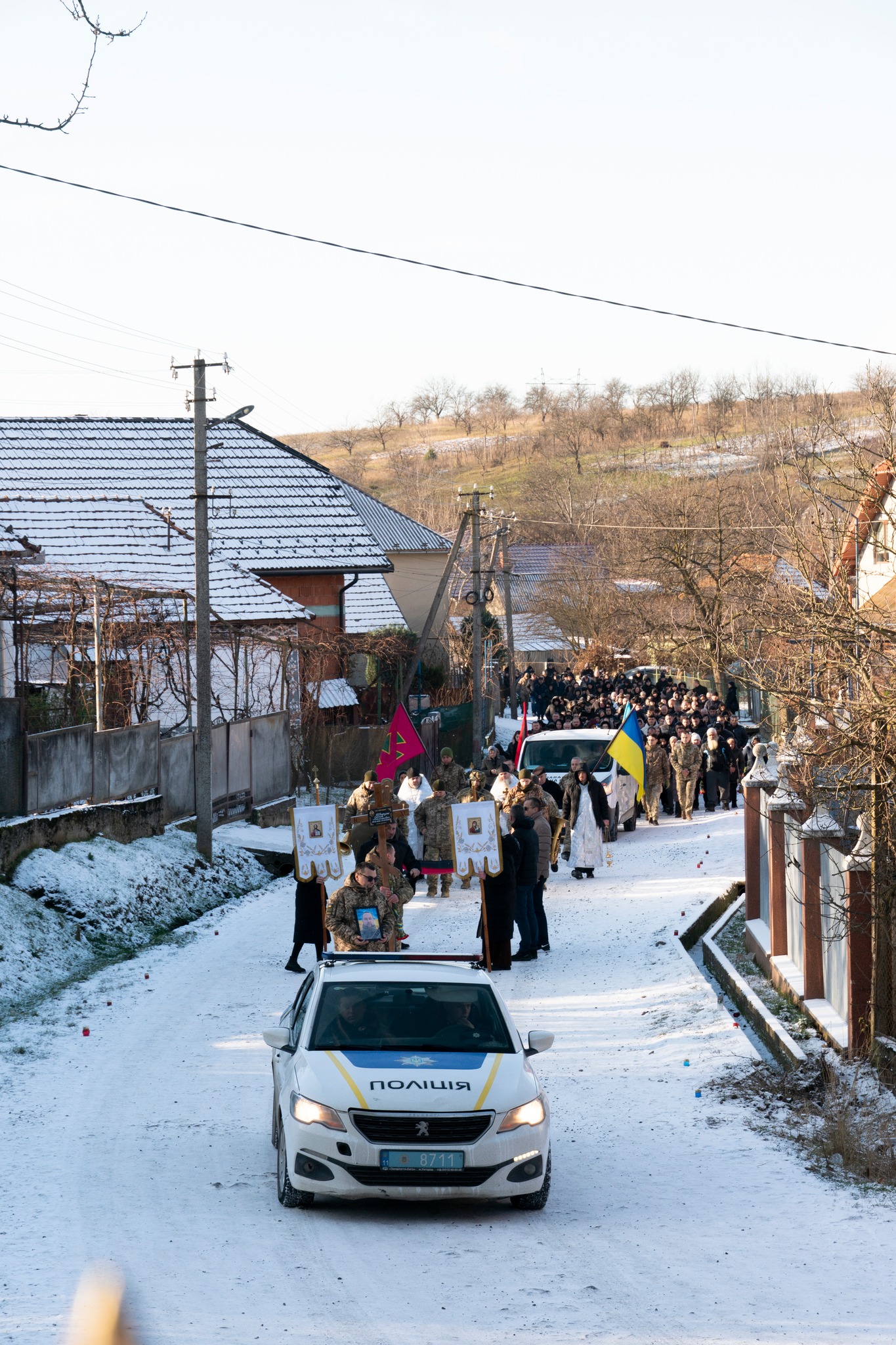 Прощання з полеглим воїном Сергієм Швардаком