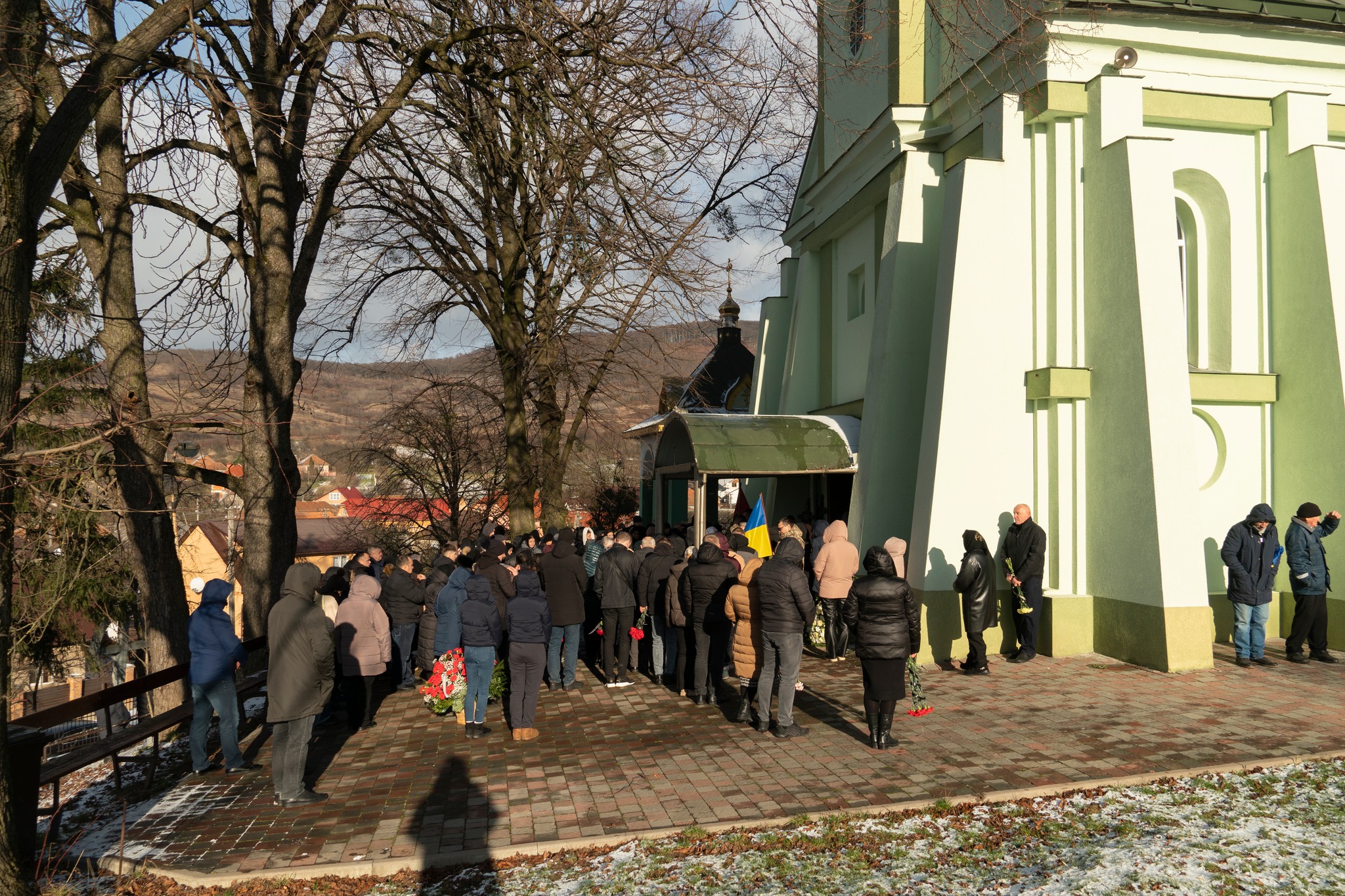 Прощання з полеглим воїном Сергієм Швардаком