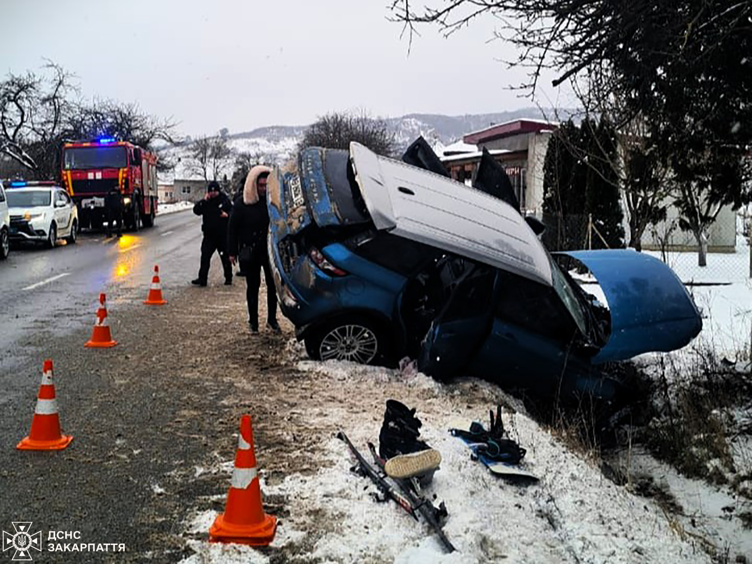 ДТП у селі Луг, 1 січня