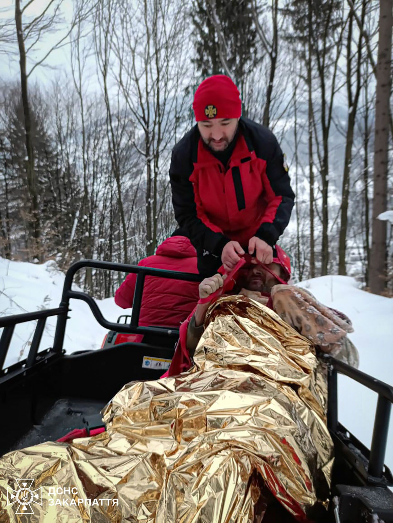 Порятунок закарпатця у селі Кваси