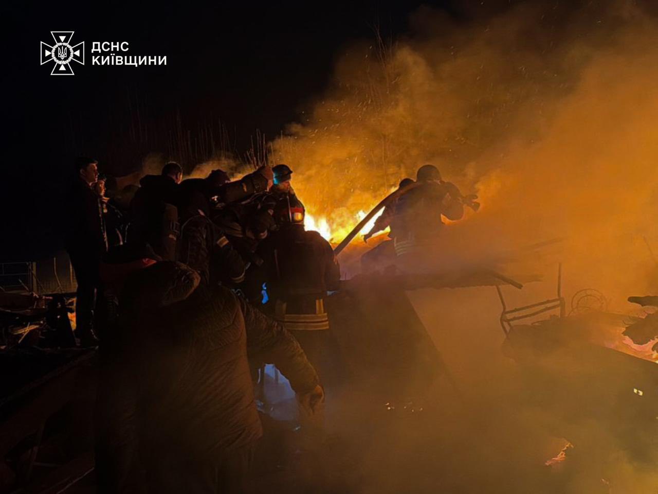 Наслідки нічного російського обстрілу, Київ 9 січня