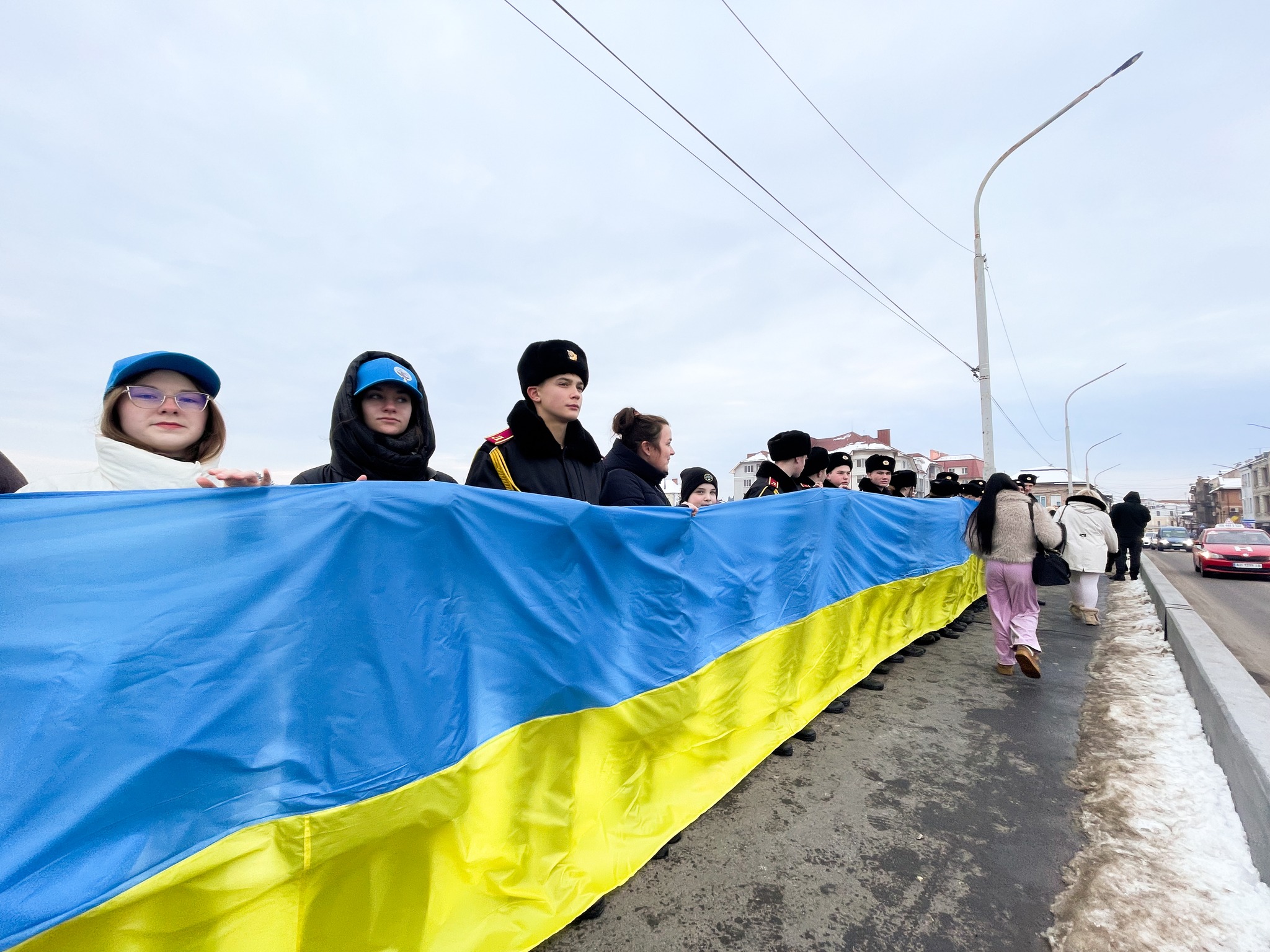Ланцюг національної єдності у Мукачеві