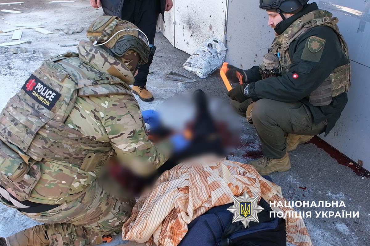 Наслідки обстрілу базару у Дружківці, 4 лютого