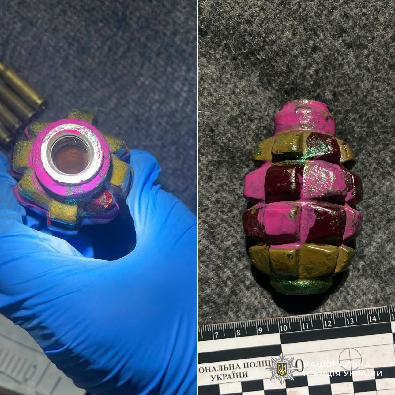 вилучені гранати