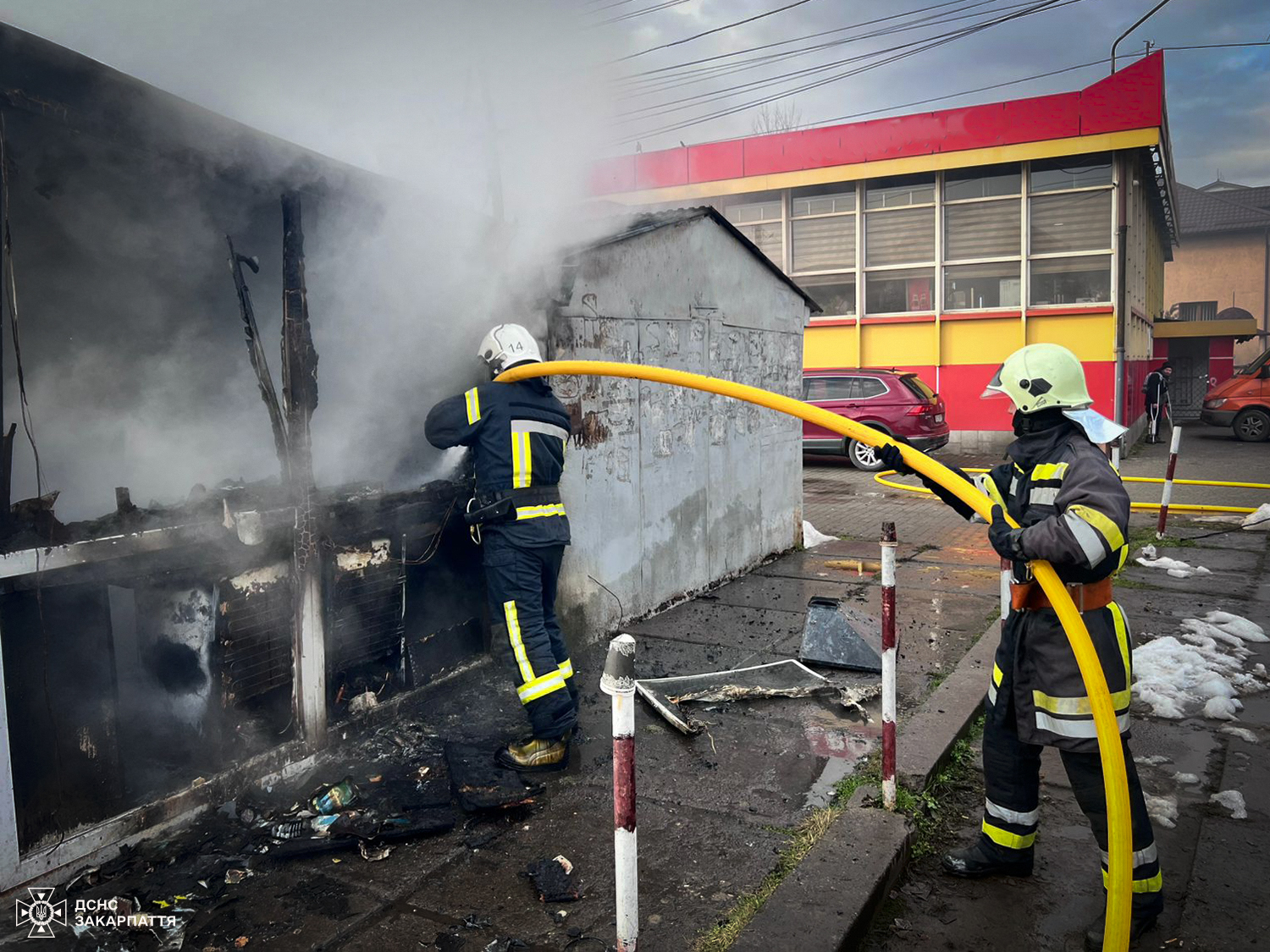 Пожежа у Хусті