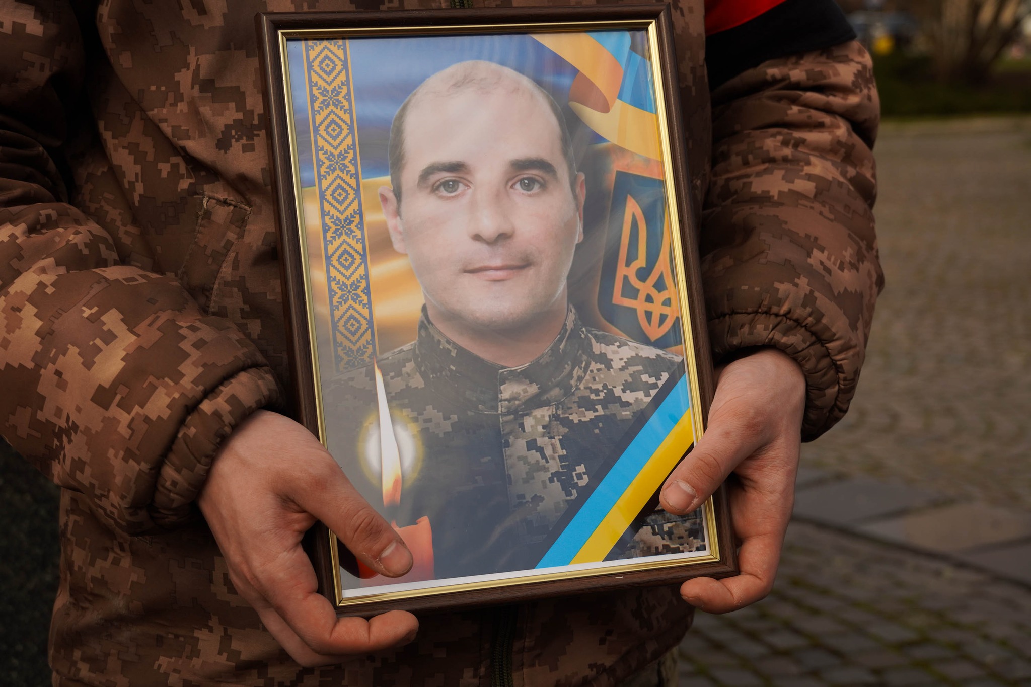 Прощання з воїном Олександром Шугаром в Ужгороді