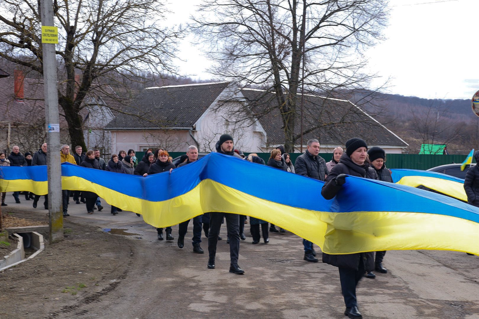 Прощання з полеглим воїном Іваном Ролею