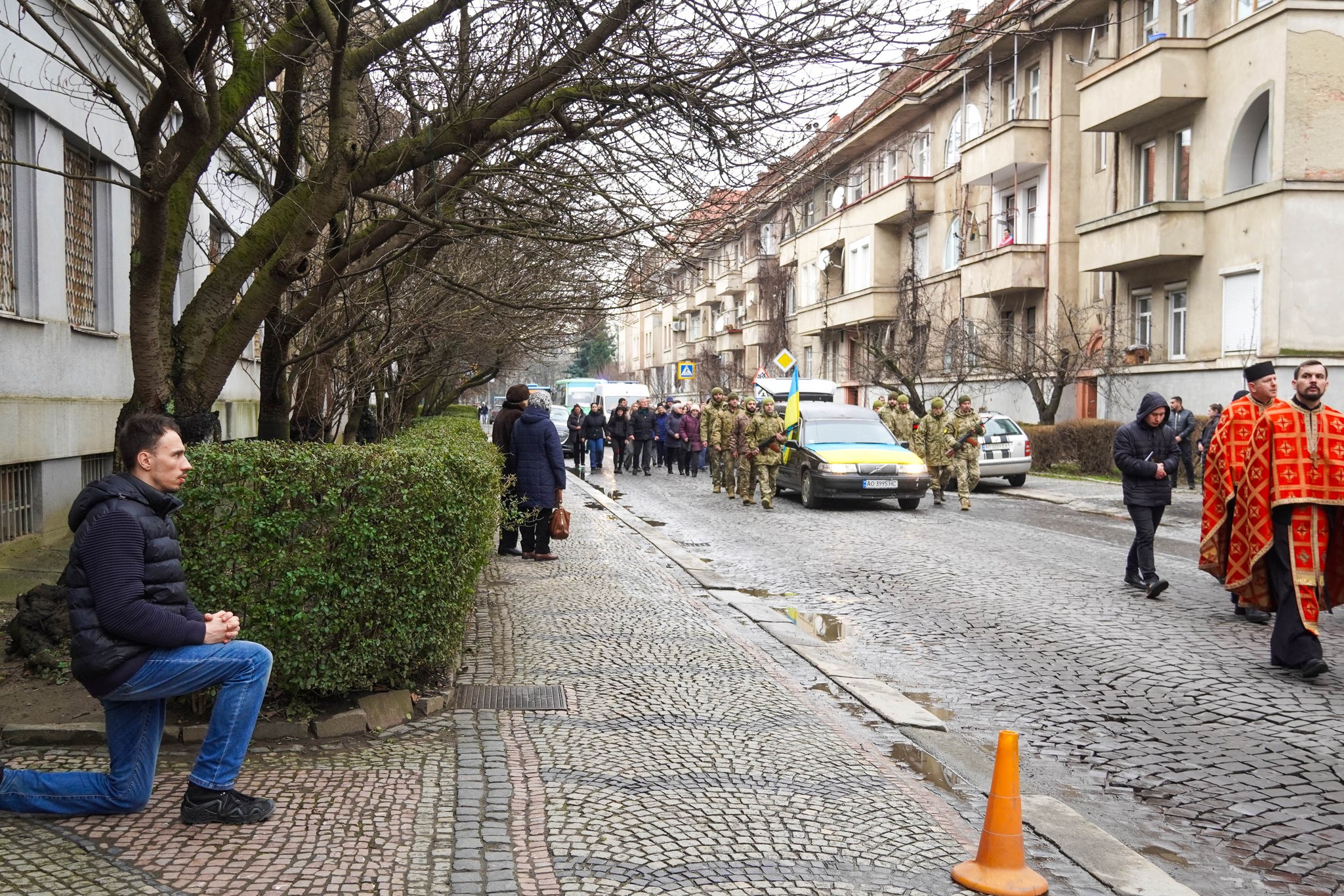 Прощання із воїном Сергієм Жганичем, Ужгород