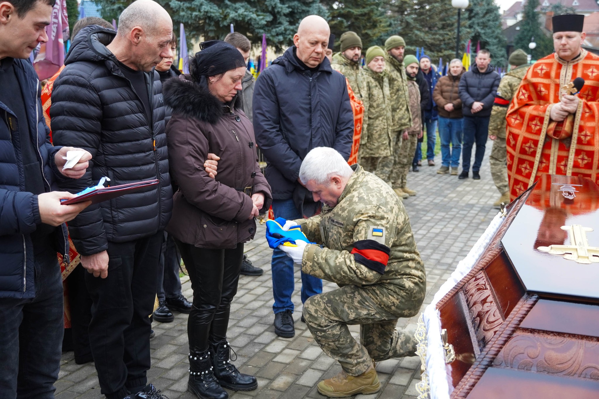 Прощання із воїном Сергієм Жганичем, Ужгород
