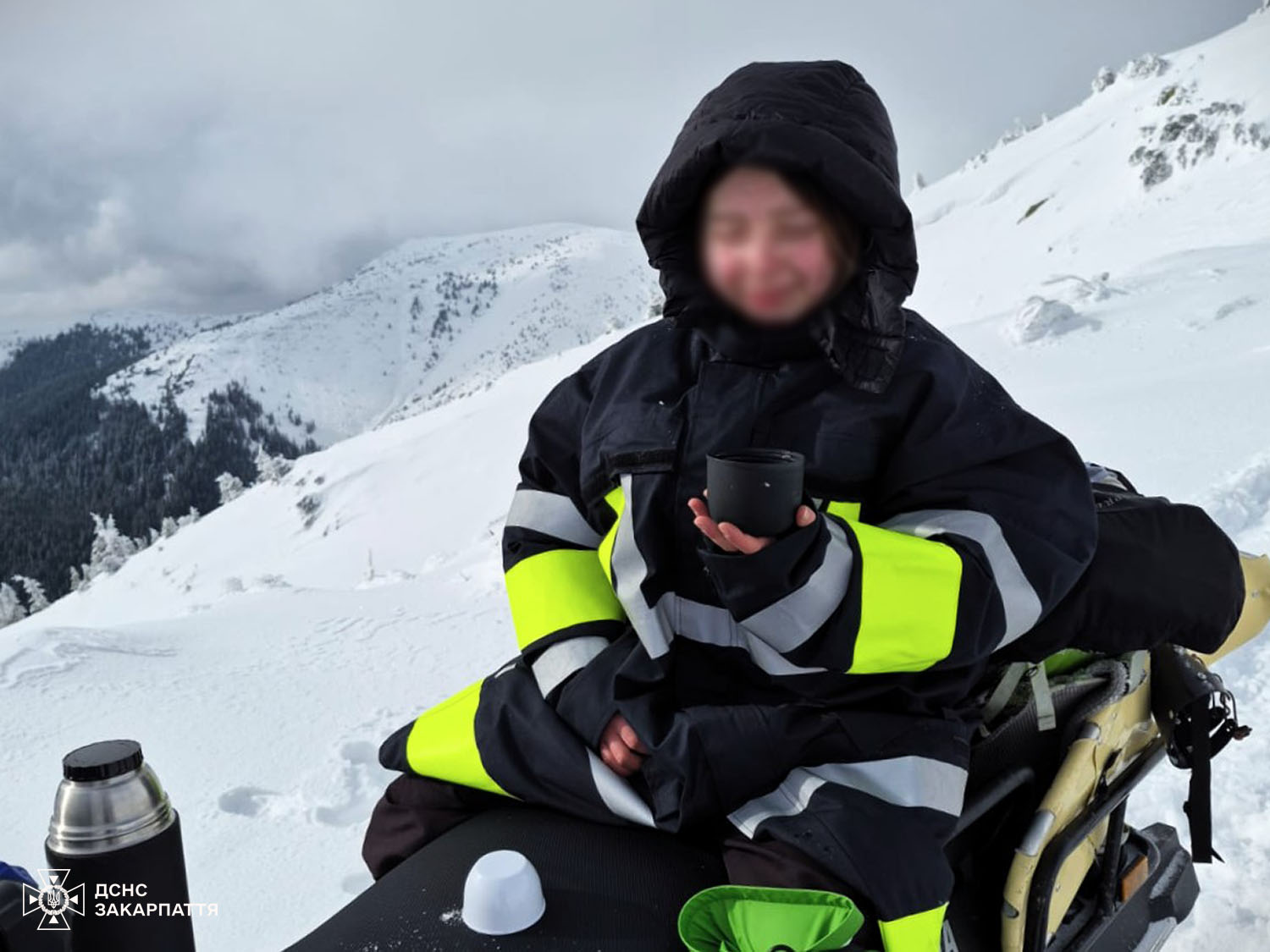 Порятунок змерзлих туристів