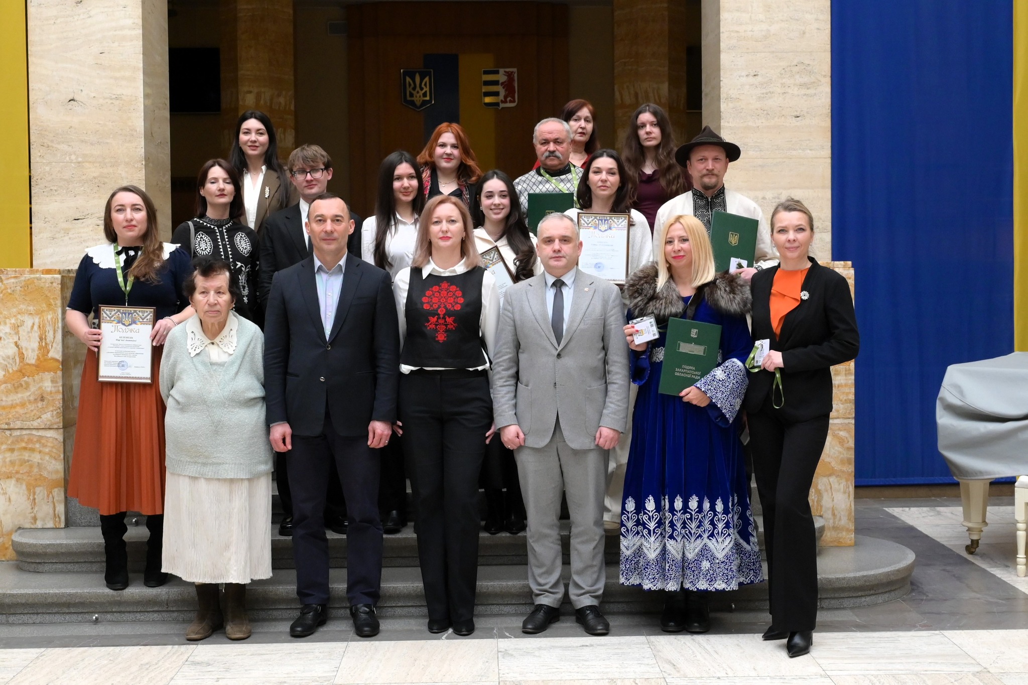 Вручення подяк екскурсоводам на Закарпатті