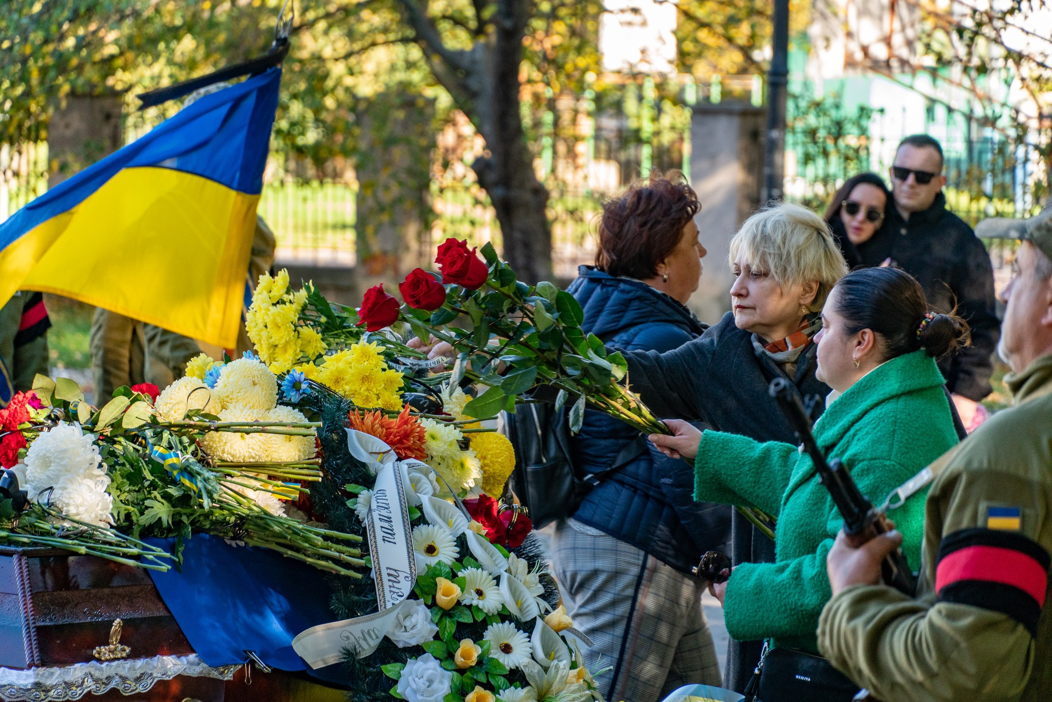 Військового поховали з усіма почестями 