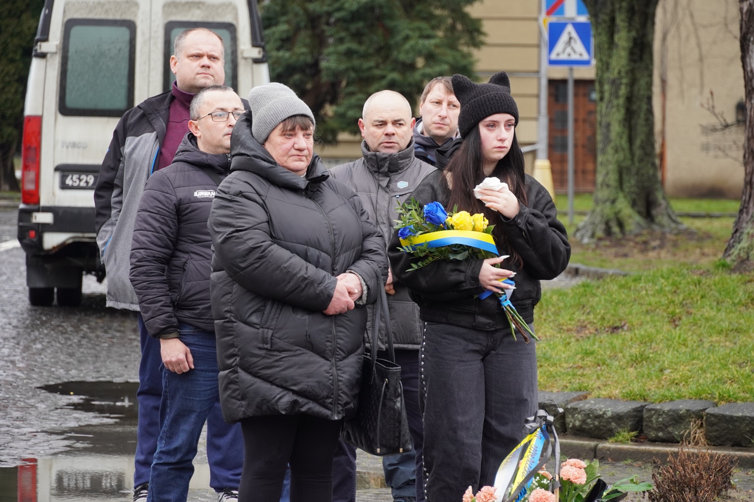 Прощання із воїном Тарасом Сірком в Ужгороді