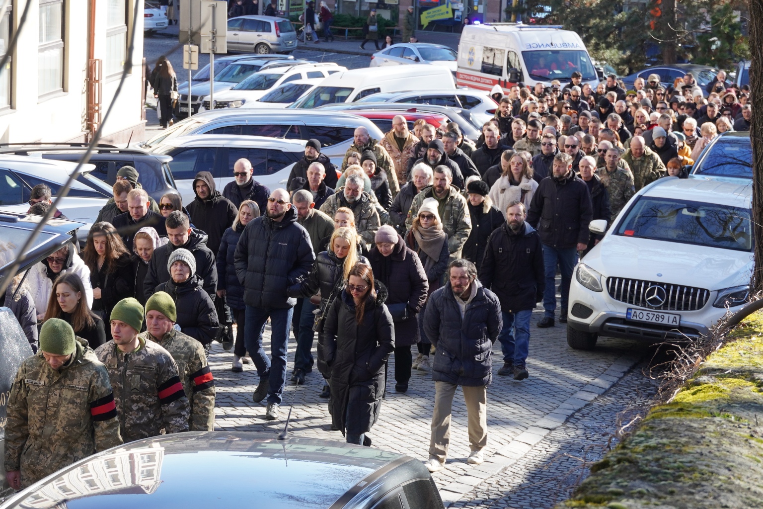 Прощання з військовим Олександром Тарнаєм, Ужгород, 26.02.2026