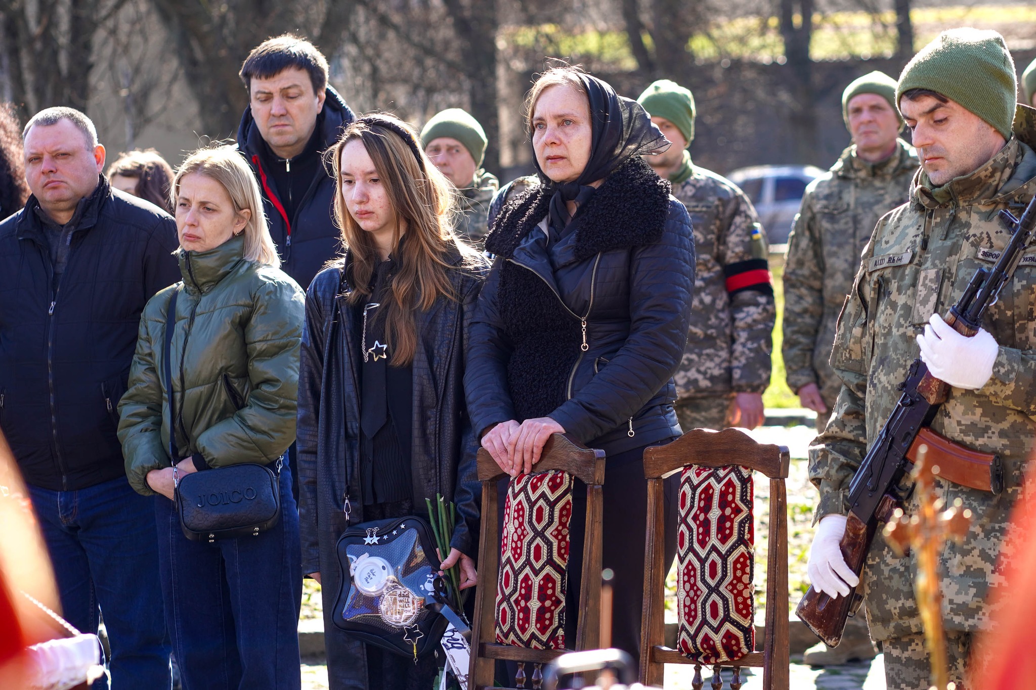 Прощання із військовим Олександром Павлієм в Ужгороді