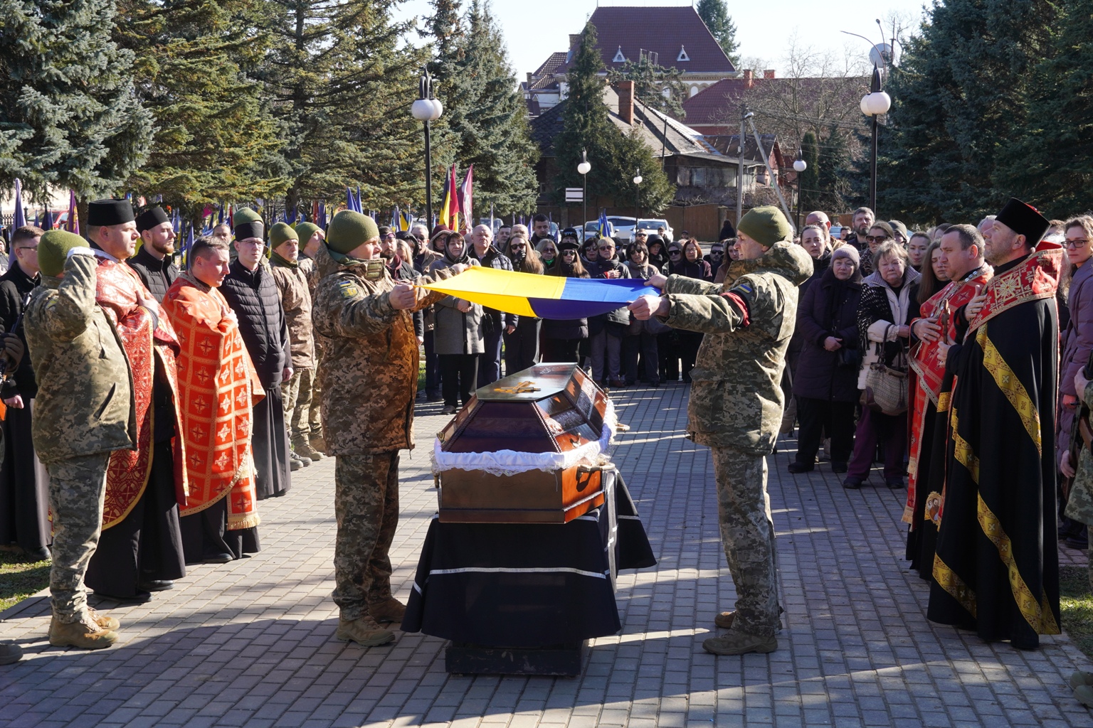 Прощання з військовим Олександром Тарнаєм, Ужгород, 26.02.2026