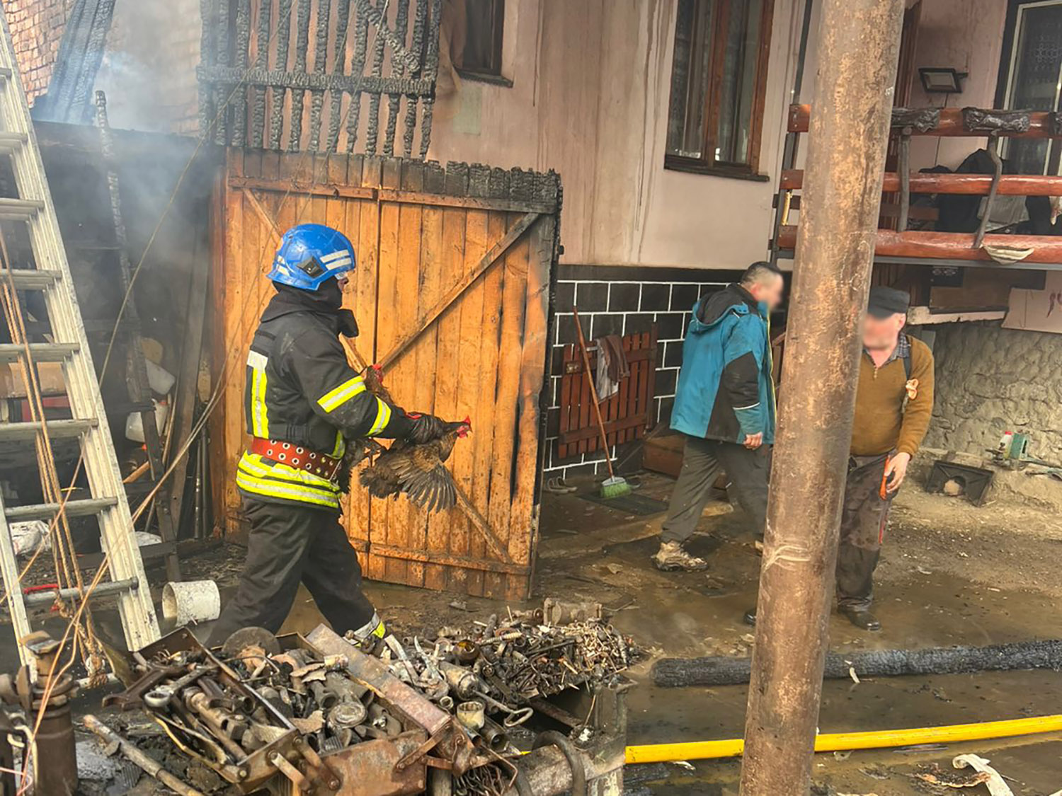 Пожежа у селі Порошково