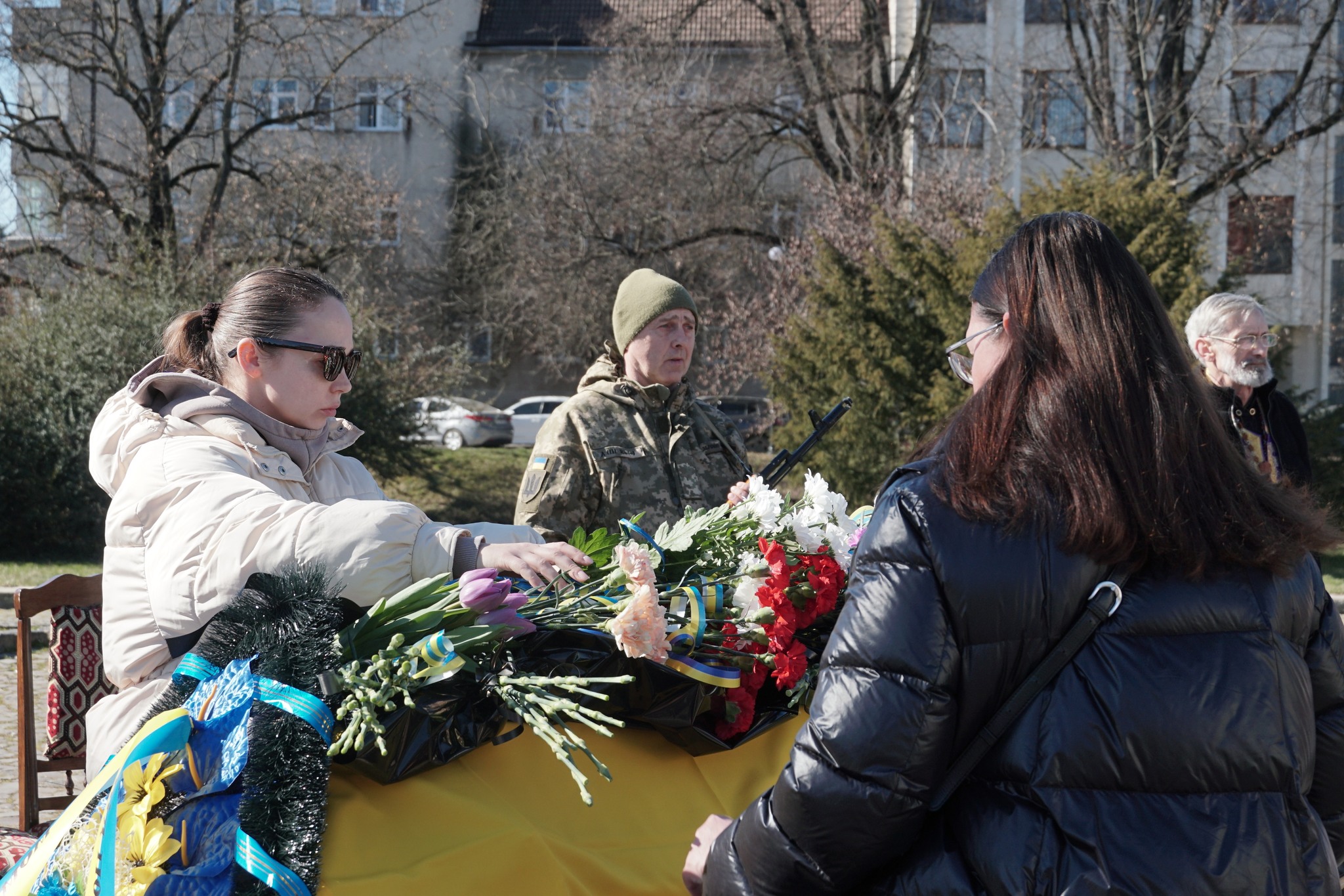 Прощання із воїном Микитою Шельдяєвим в Ужгороді