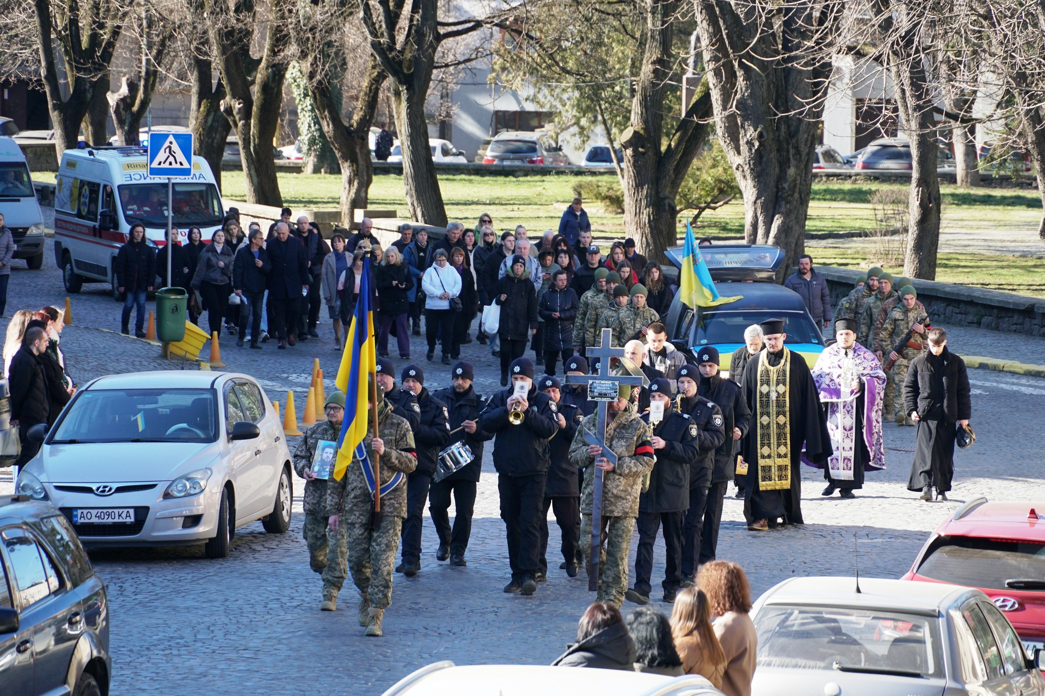Прощання із воїном Микитою Шельдяєвим в Ужгороді