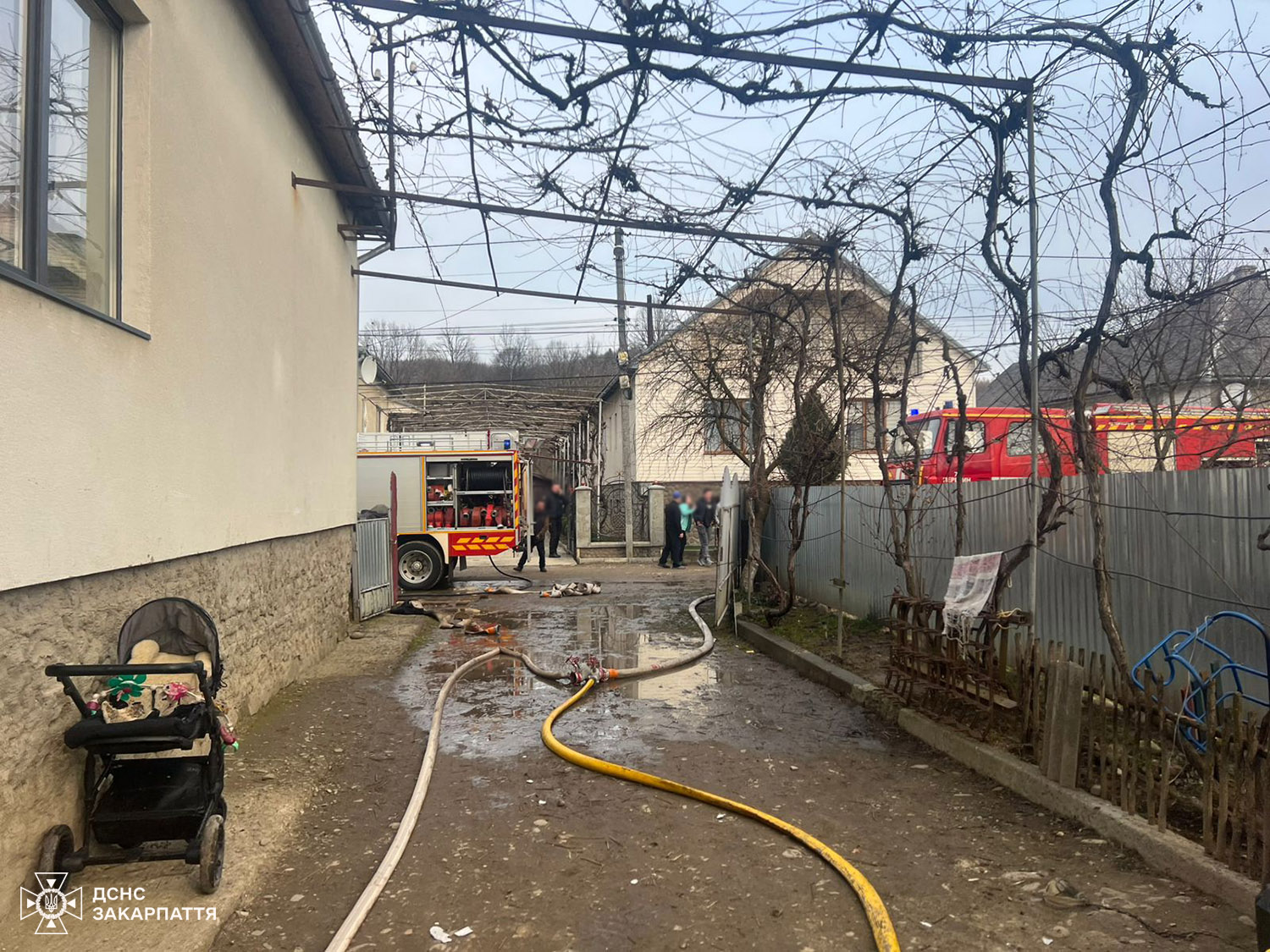 Пожежа у селі Порошково