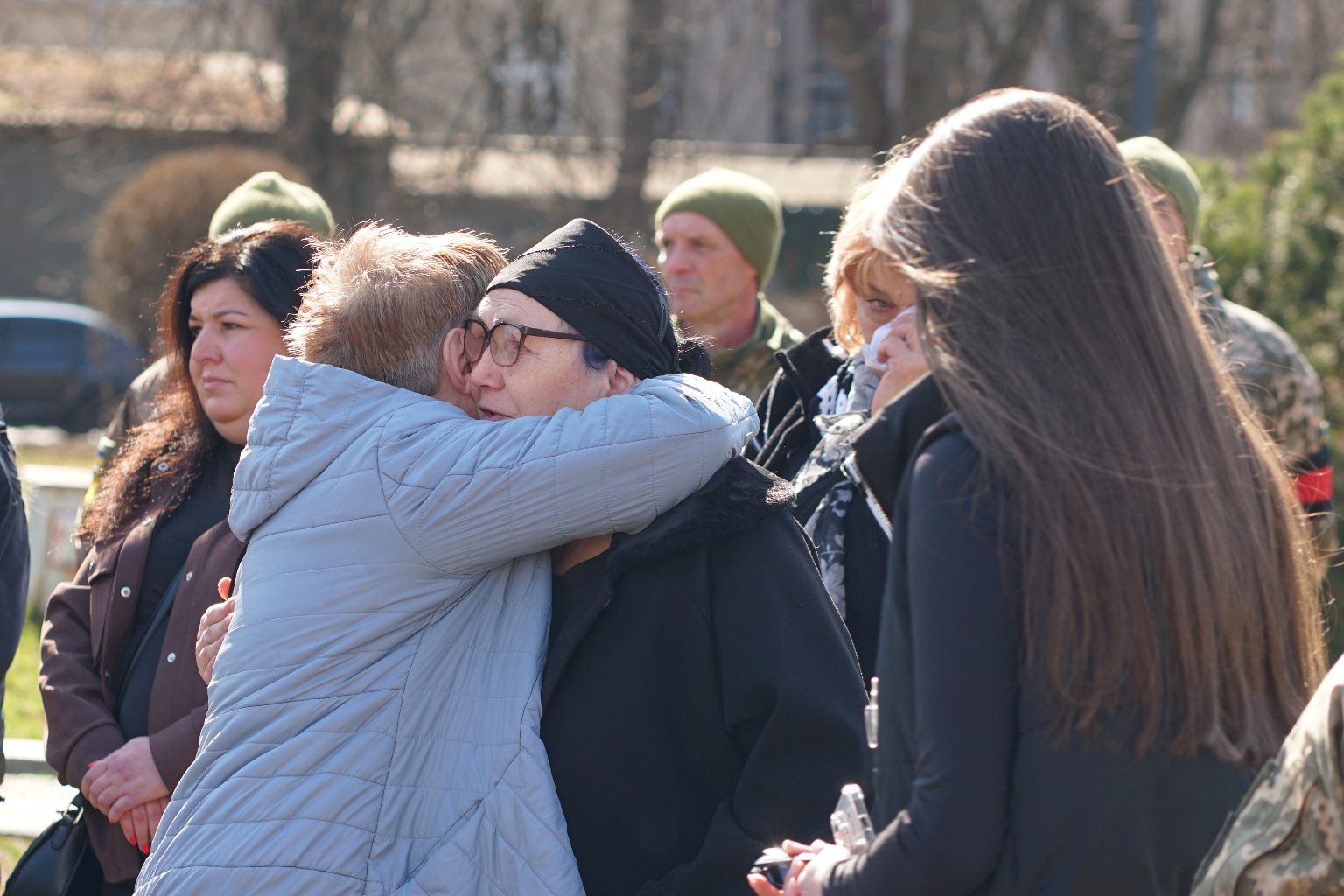 Прощання із полеглим воїном Михайлом Швандою в Ужгороді