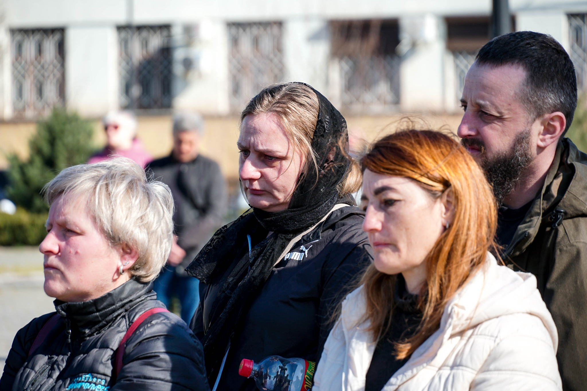 Прощання із полеглим військовим Андрієм Жабським в Ужгороді