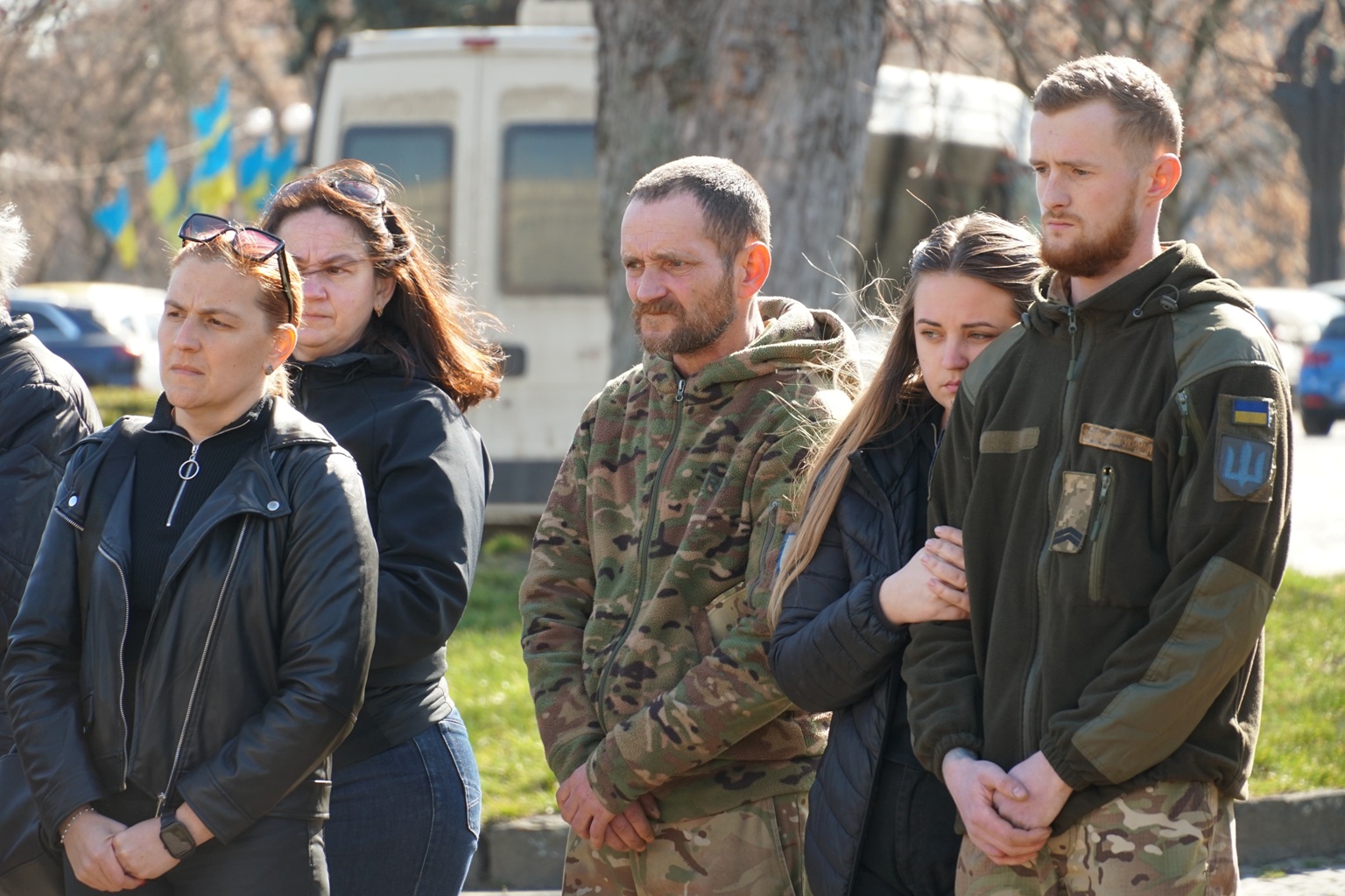 Прощання із полеглим військовим Борисом Тараненком в Ужгороді